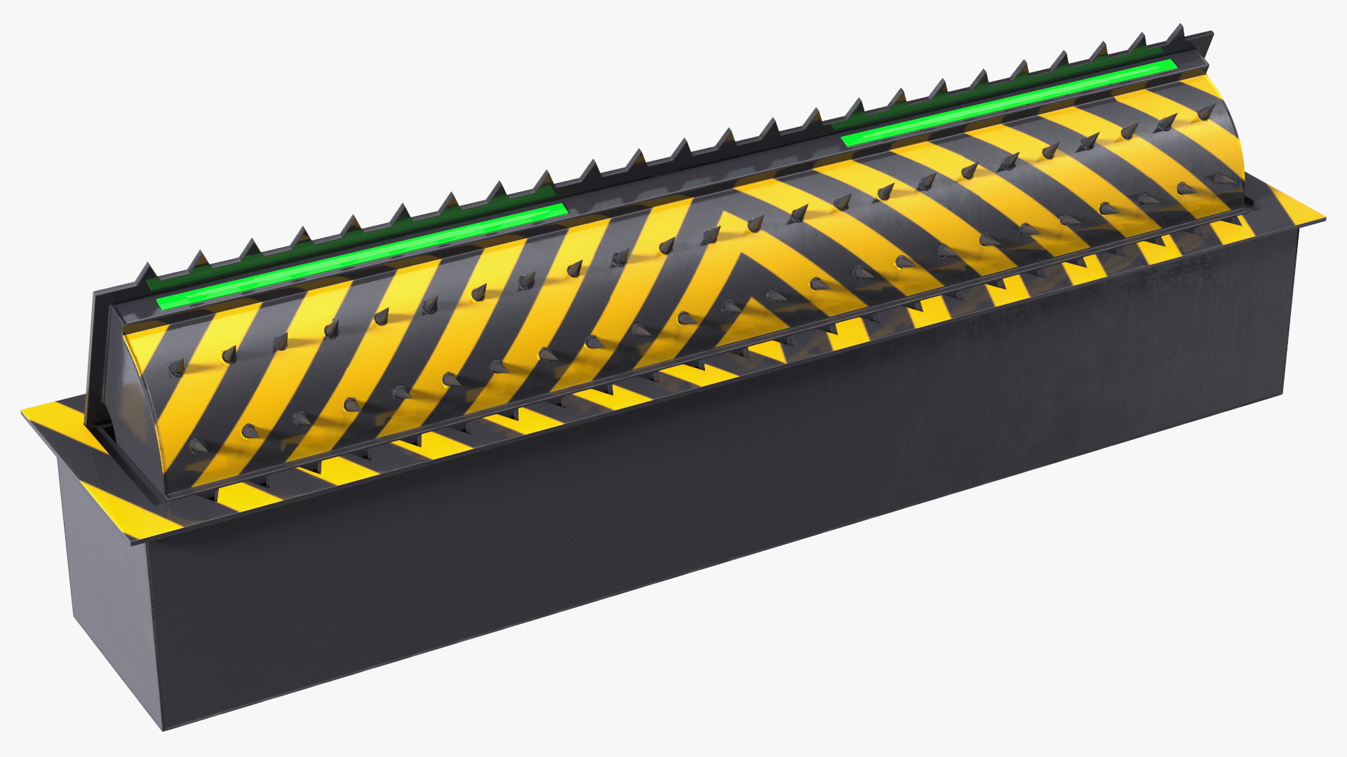 3D Roadblock Barrier Large model