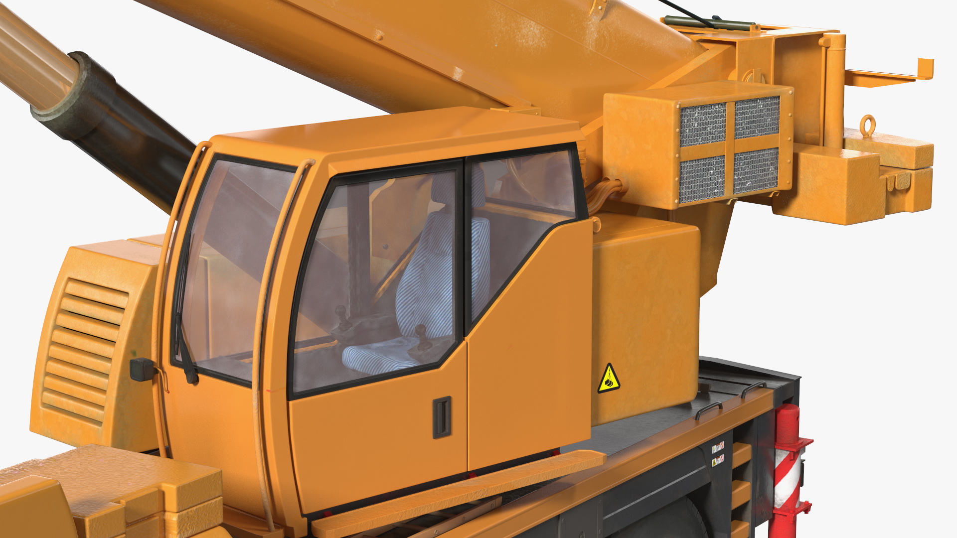 Compact Mobile Crane Liebherr With Load 3D model