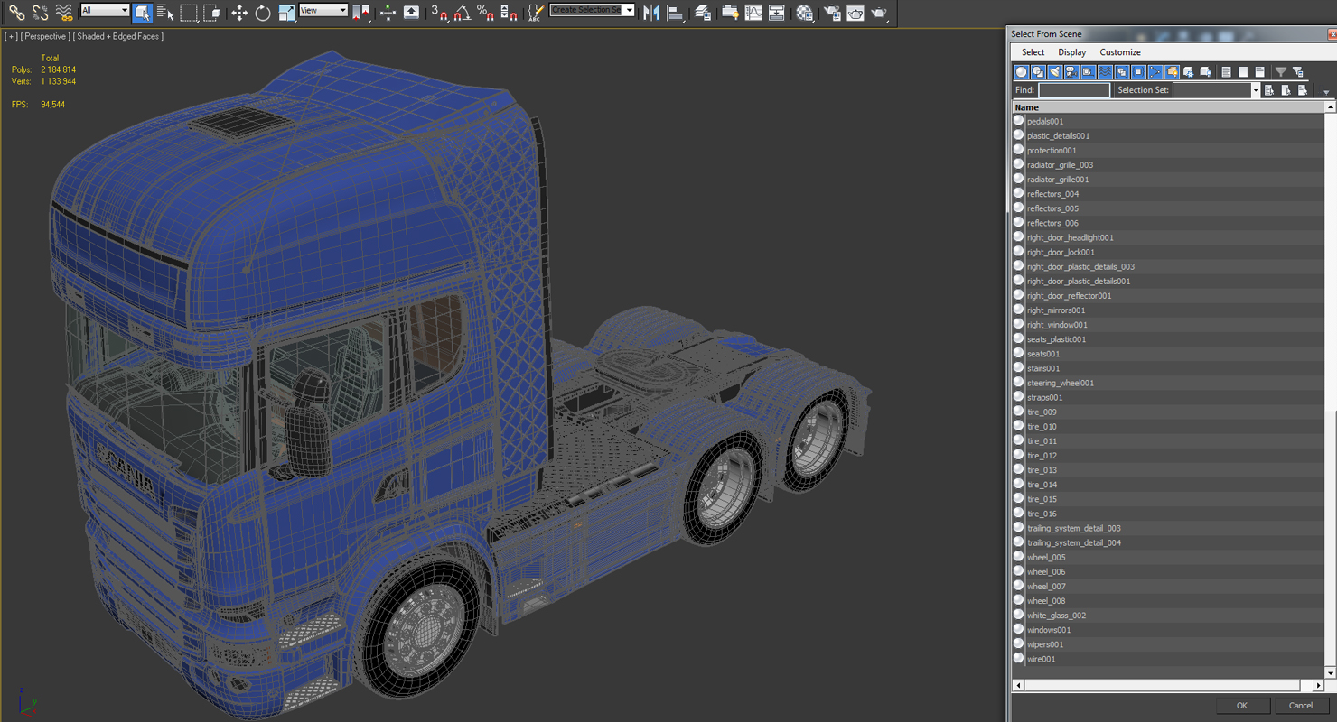 3D Scania Streamline Truck model