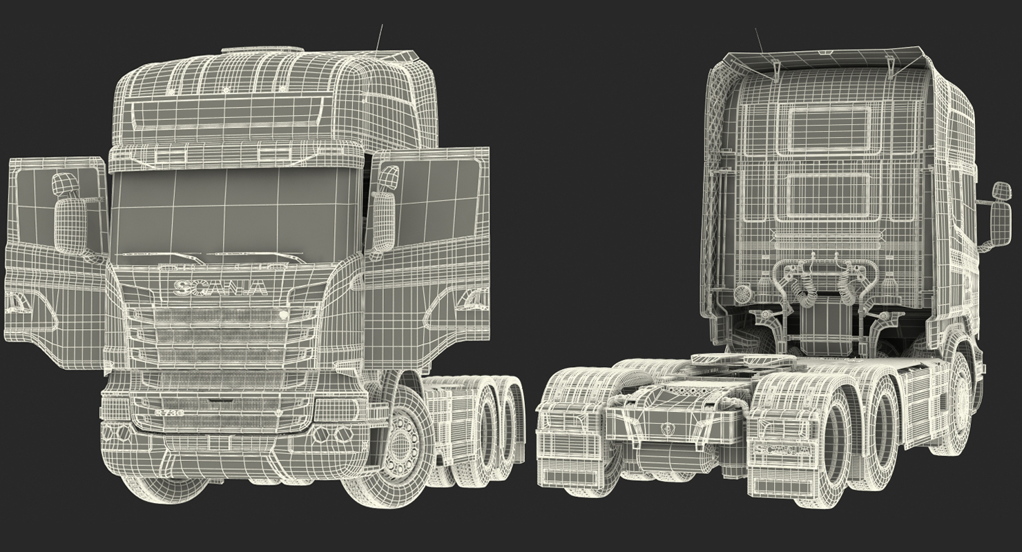 3D Scania Streamline Truck model