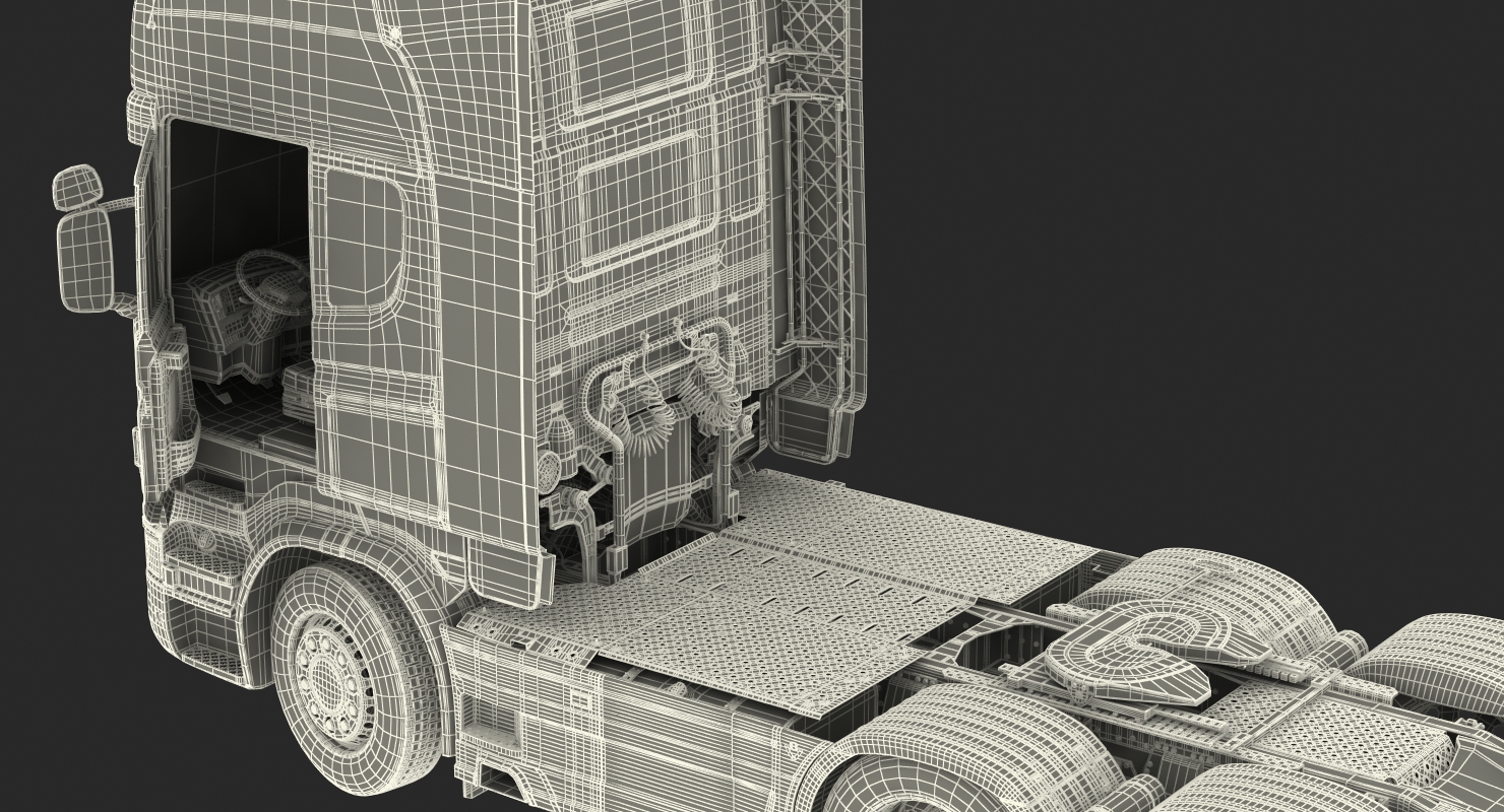 3D Scania Streamline Truck model