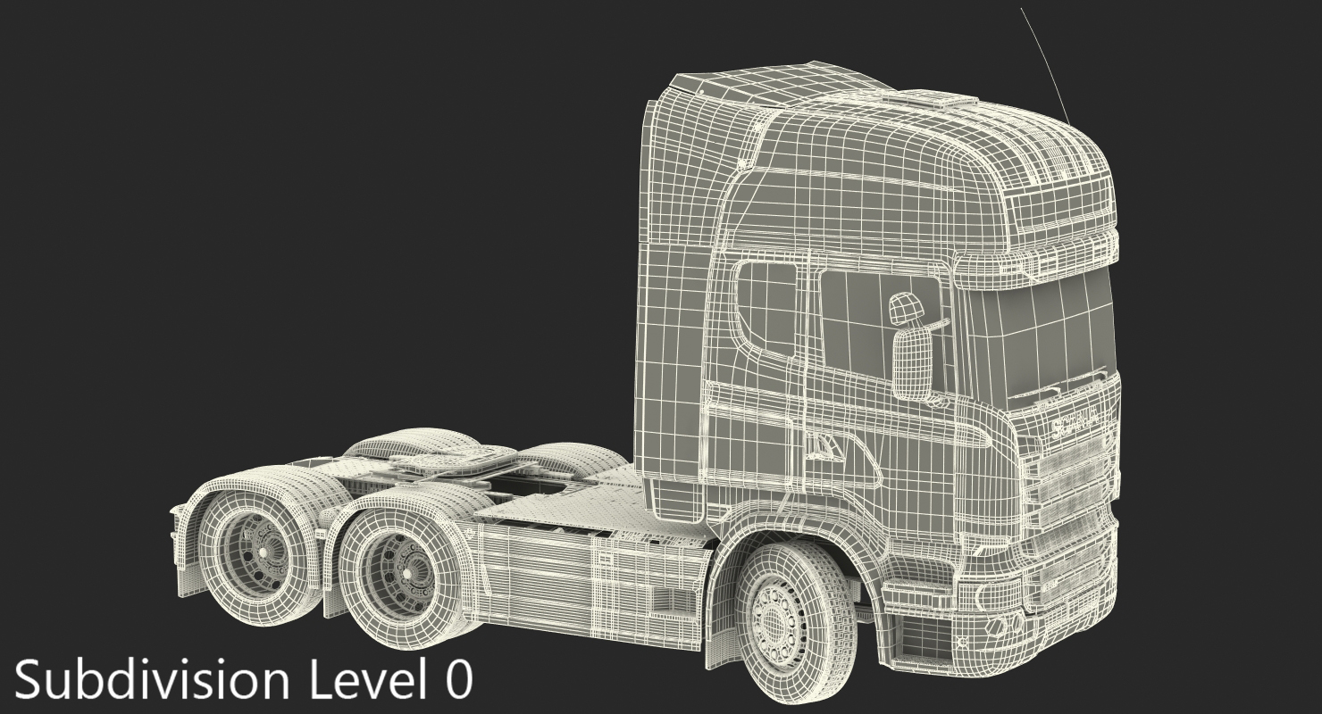 3D Scania Streamline Truck model