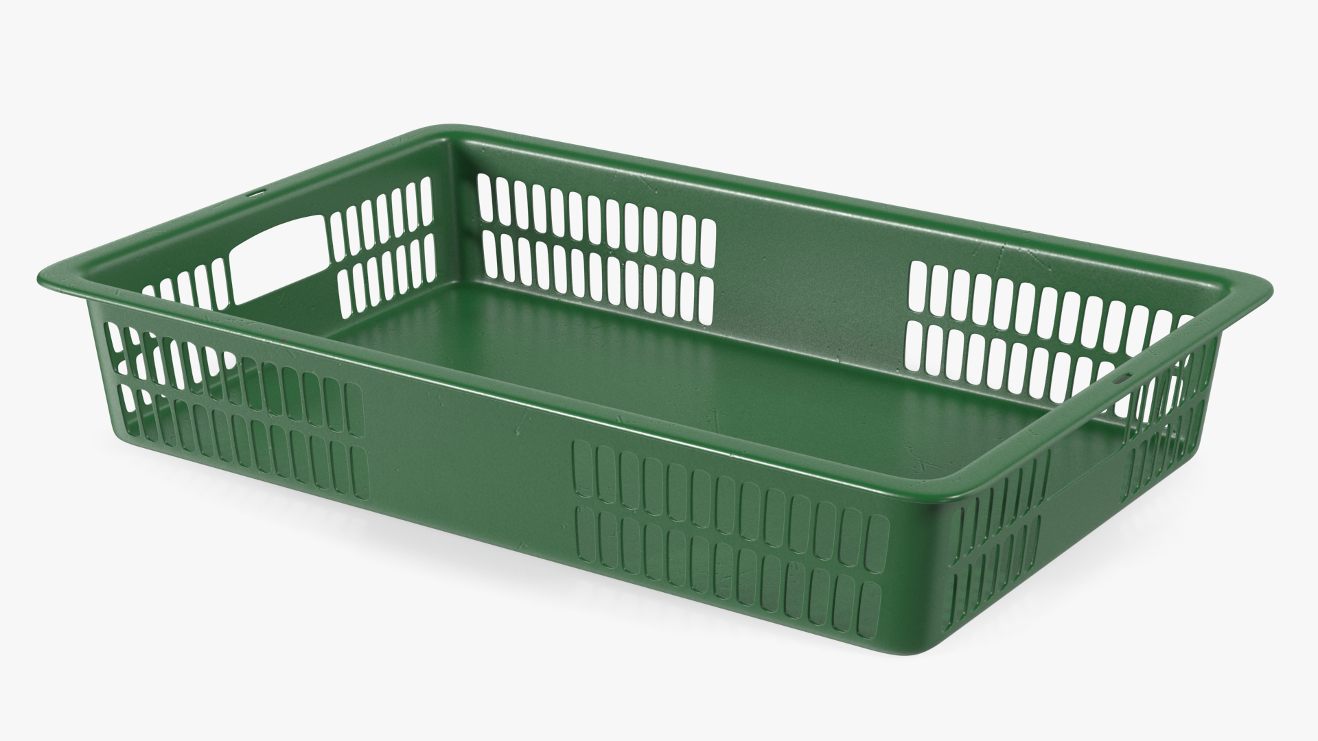 Green Plastic Crate 3D model