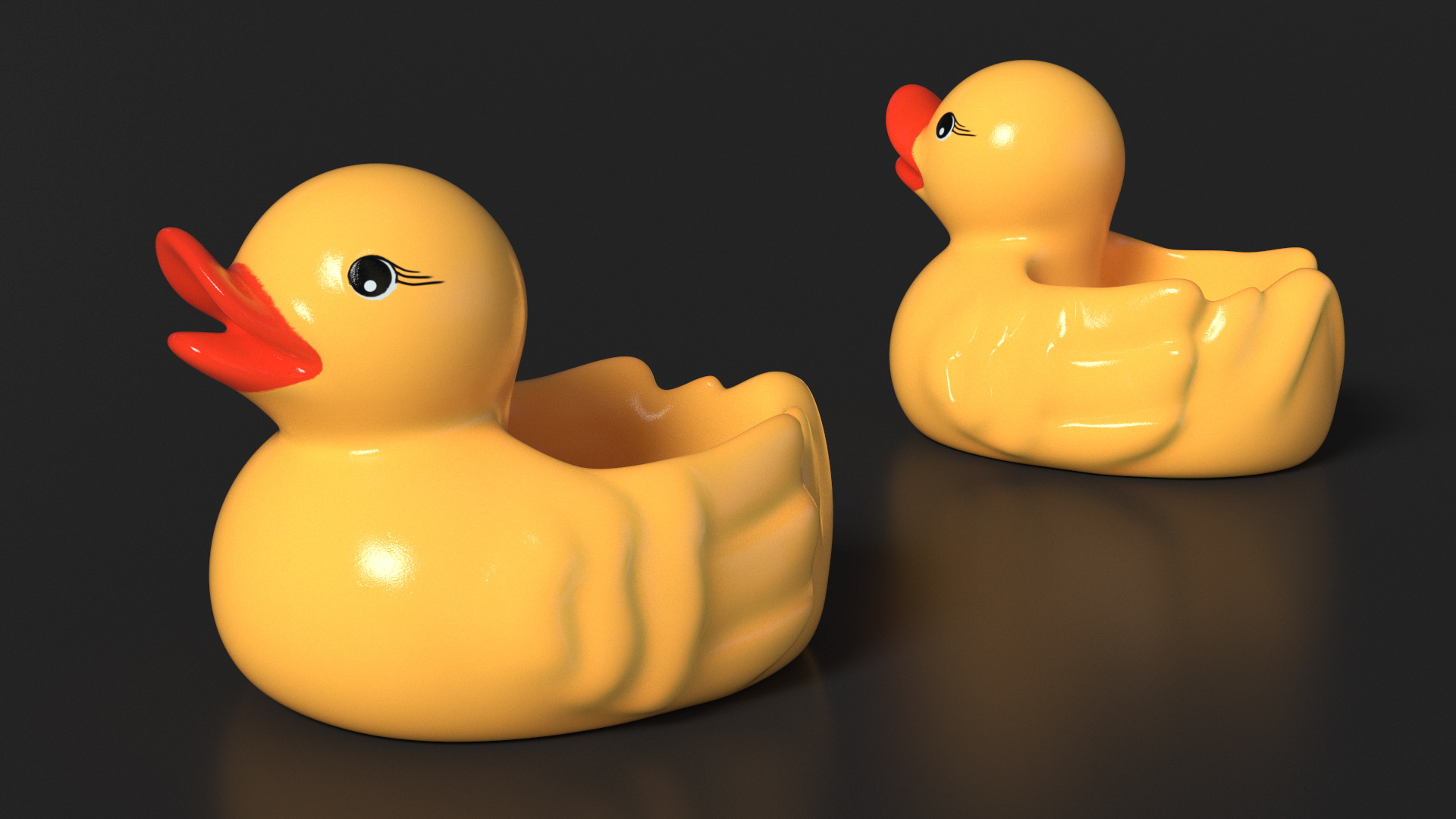 3D Bath Toy Duck model