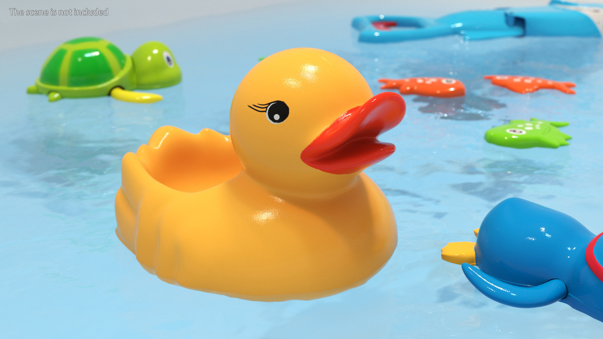 3D Bath Toy Duck model