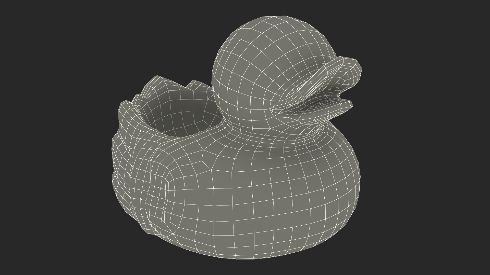 3D Bath Toy Duck model