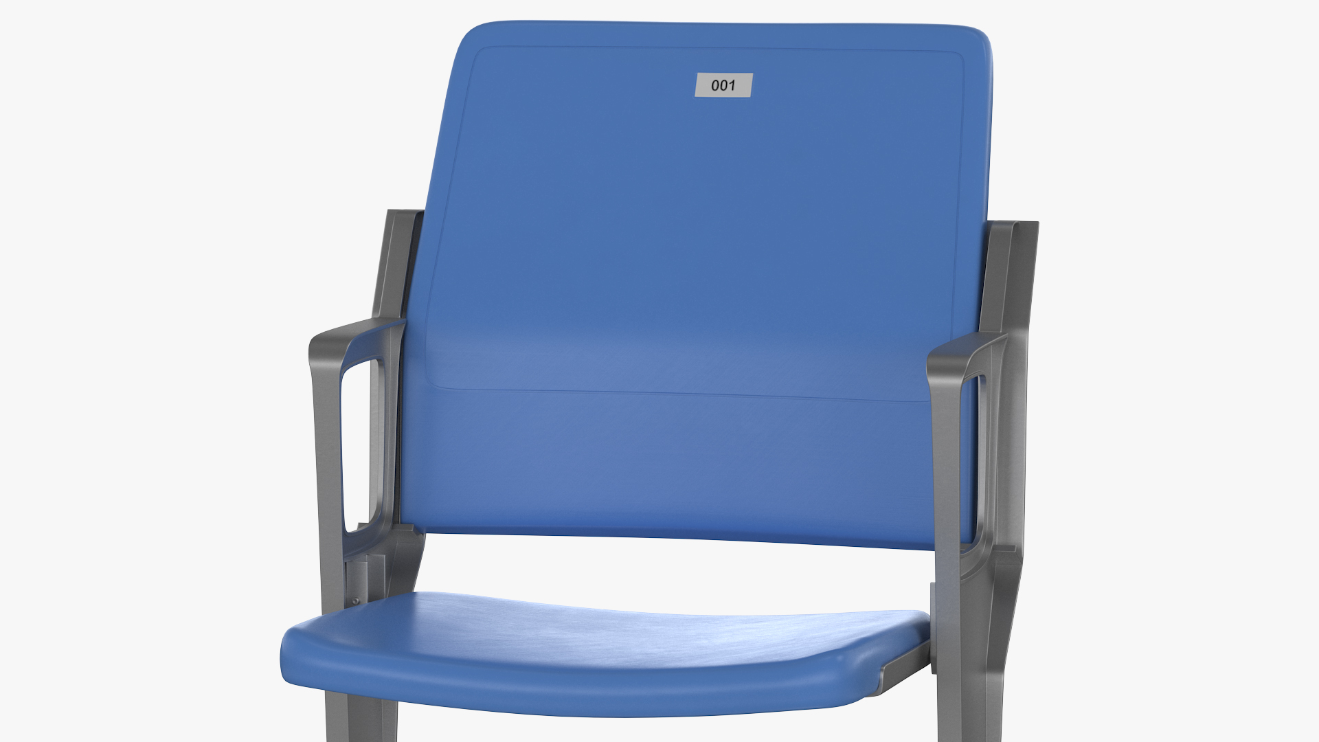 3D model Plastic Stadium Seat Open