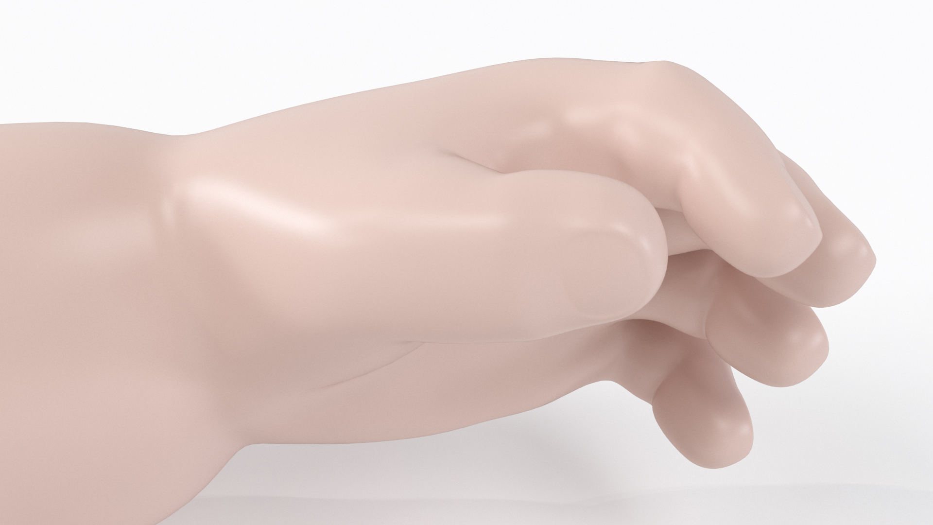 Baby CPR Dummy Hand 3D model