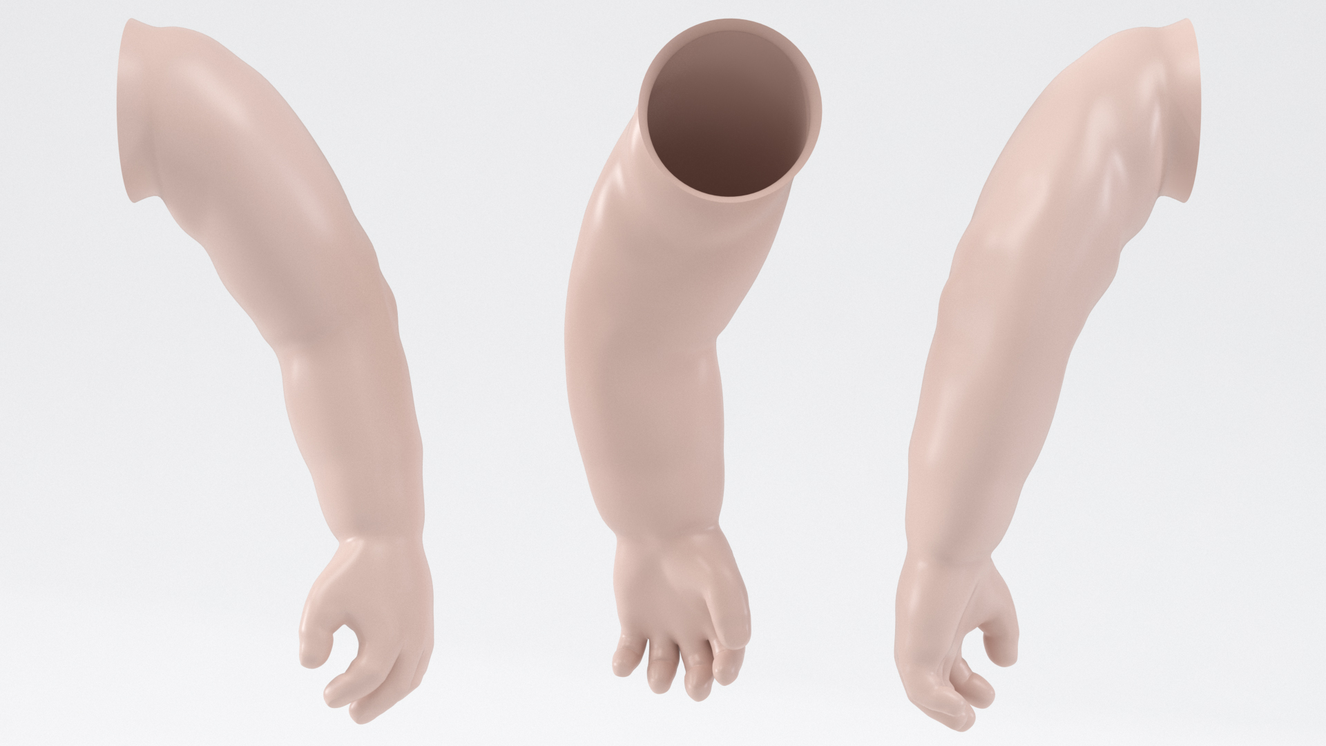 Baby CPR Dummy Hand 3D model