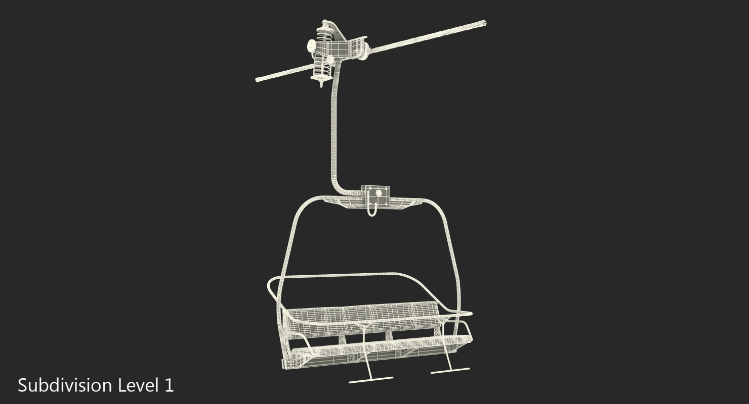 Ski Lift Cabin 3D model