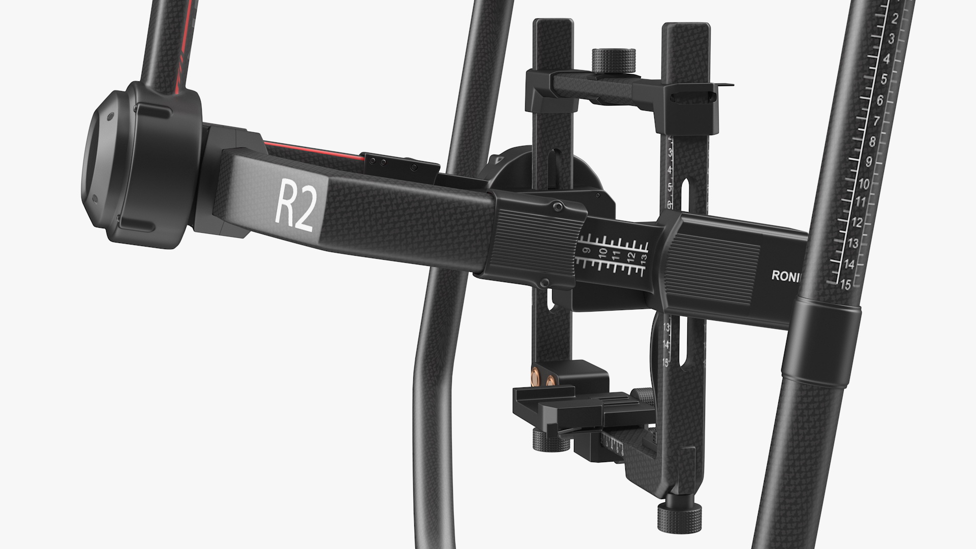 3D DJI Ronin 2 Camera Stabilizer Rigged