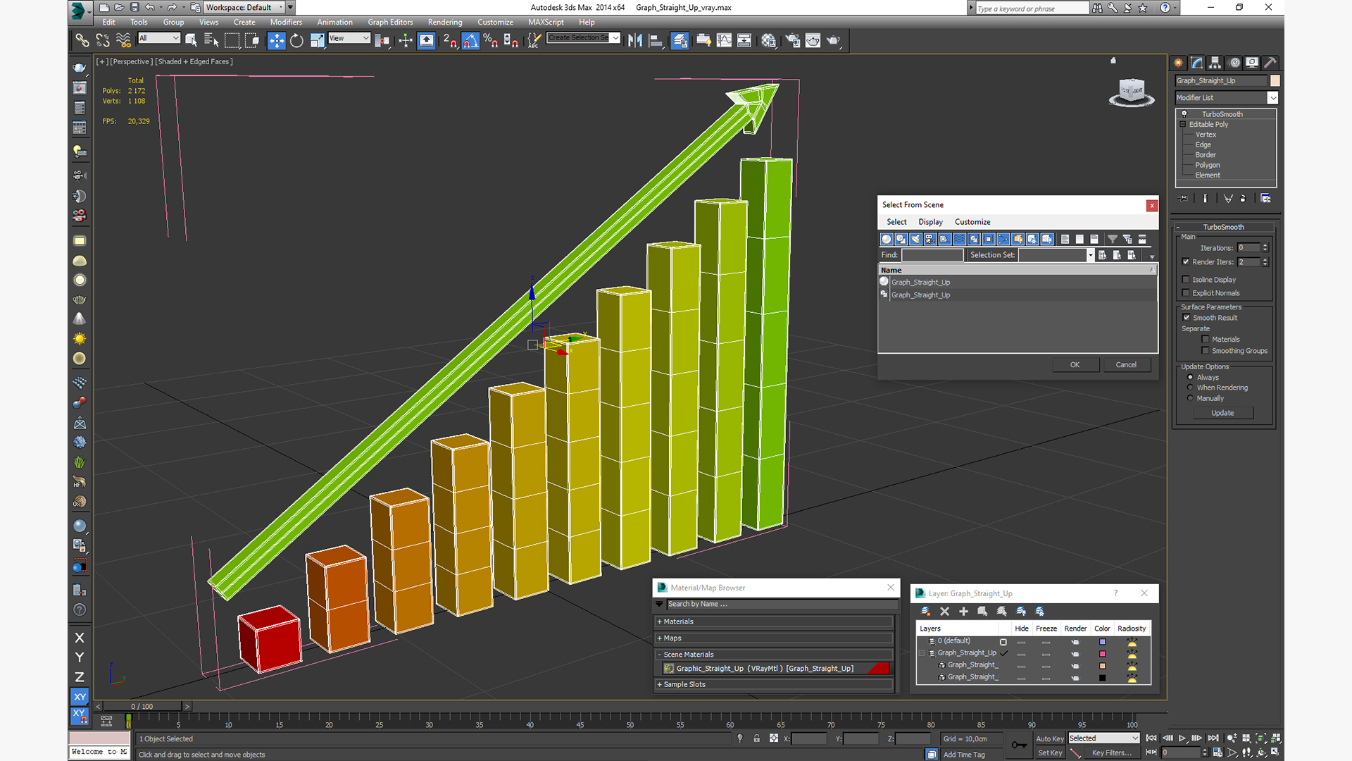 Graph Straight Up 3D