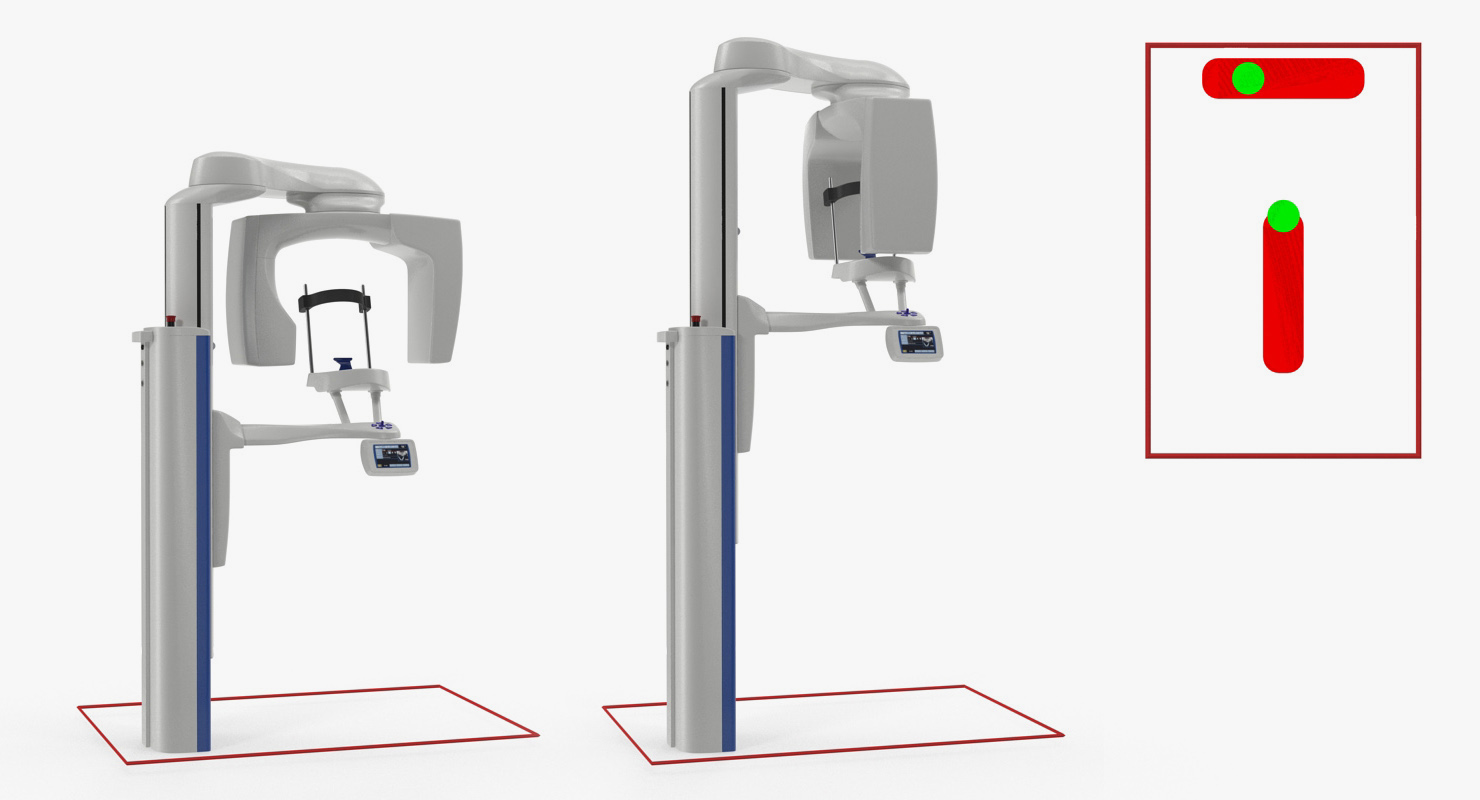 Planmeca ProMax Dental X Ray System Rigged 3D