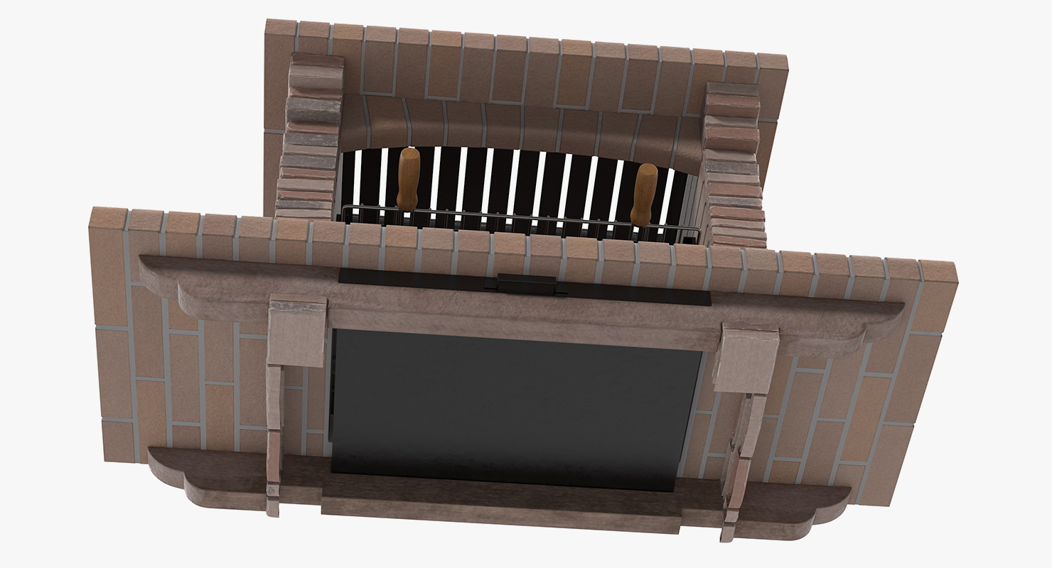 Stone Barbecue 3D model