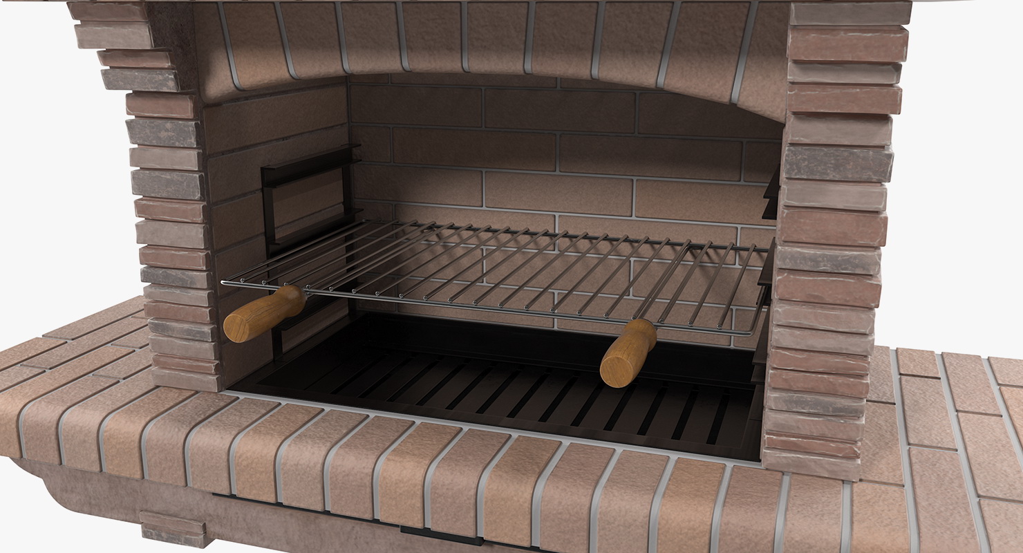 Stone Barbecue 3D model