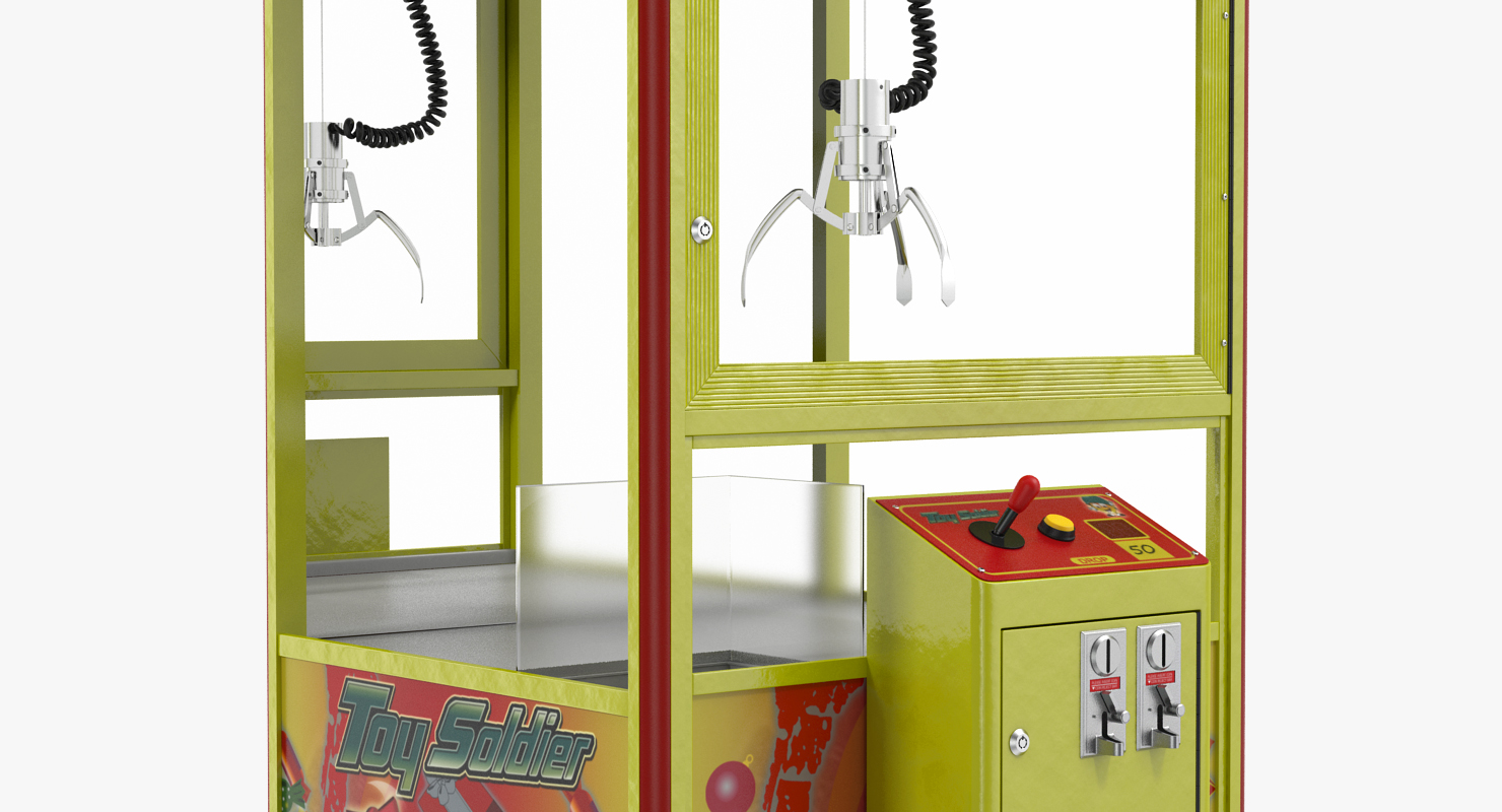 Claw Vending Machine Rigged 3D