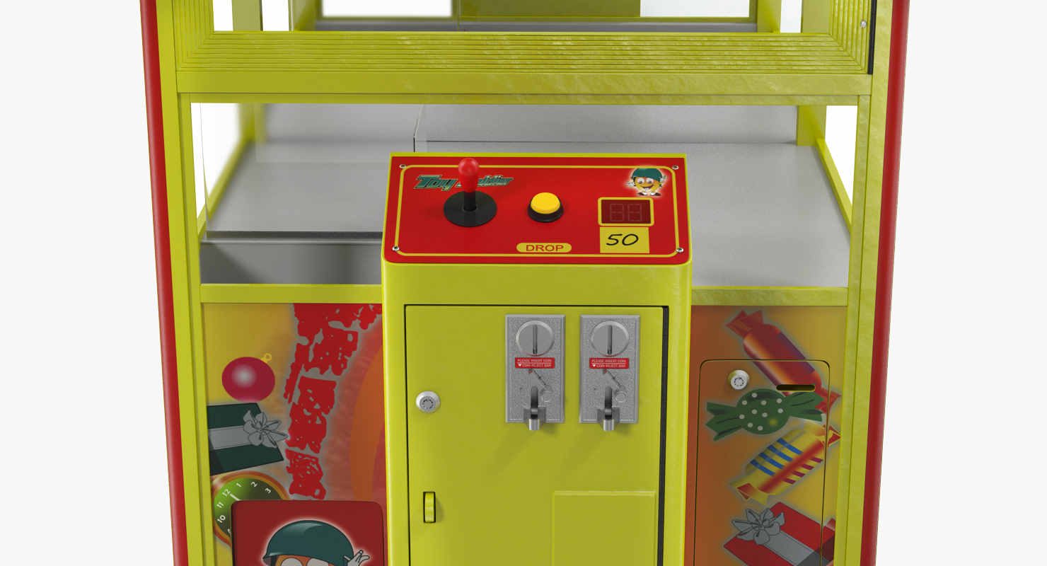 Claw Vending Machine Rigged 3D