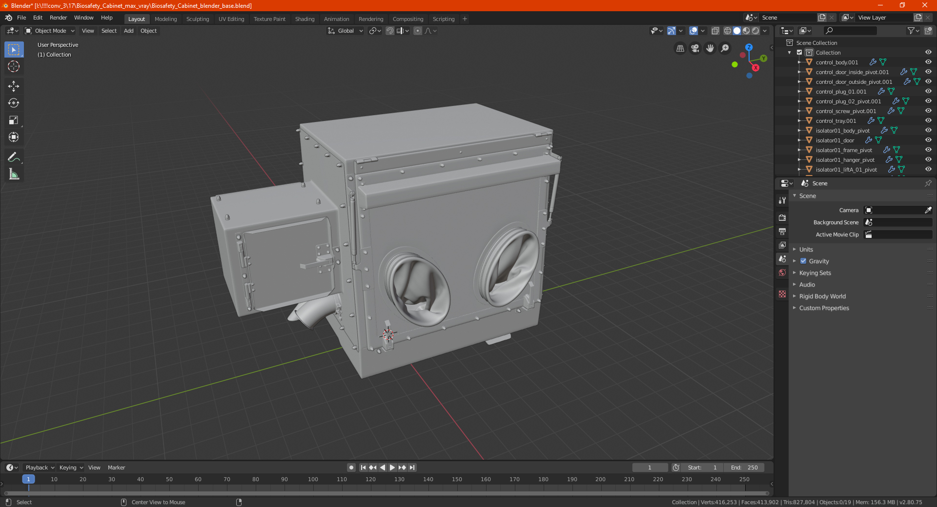 Biosafety Cabinet 3D