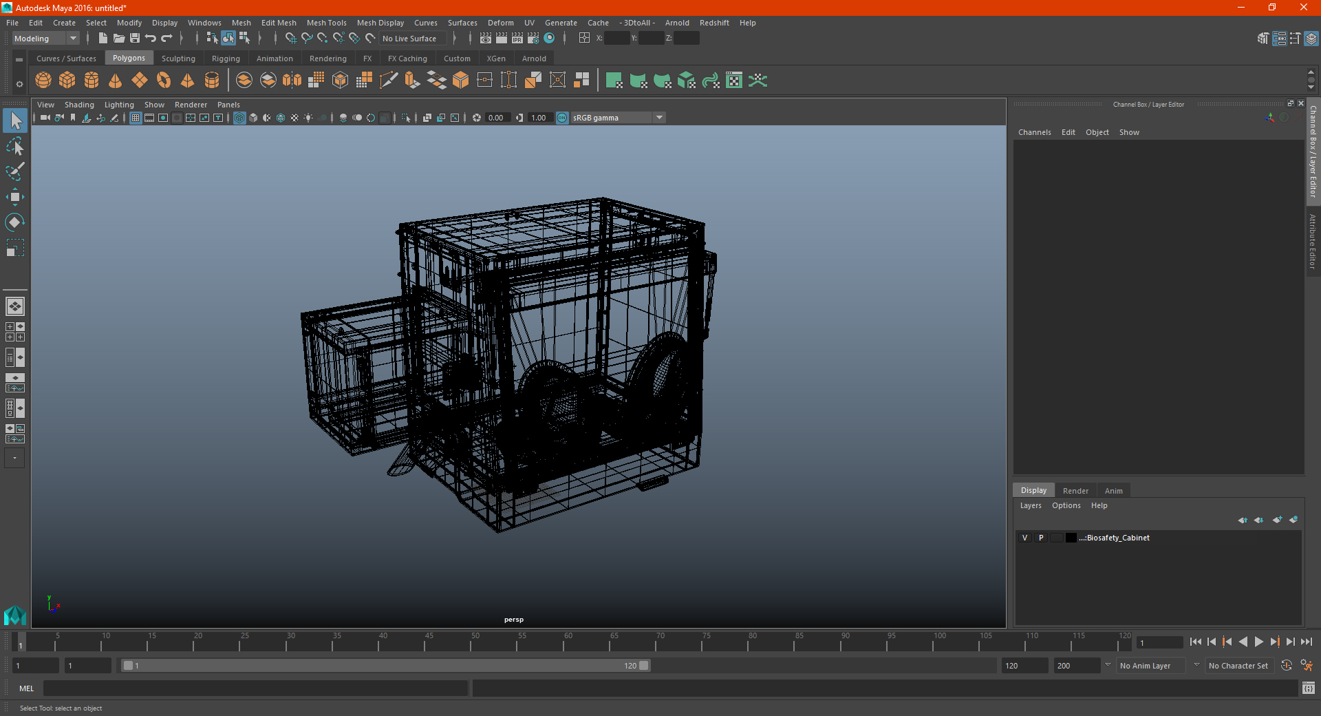 Biosafety Cabinet 3D