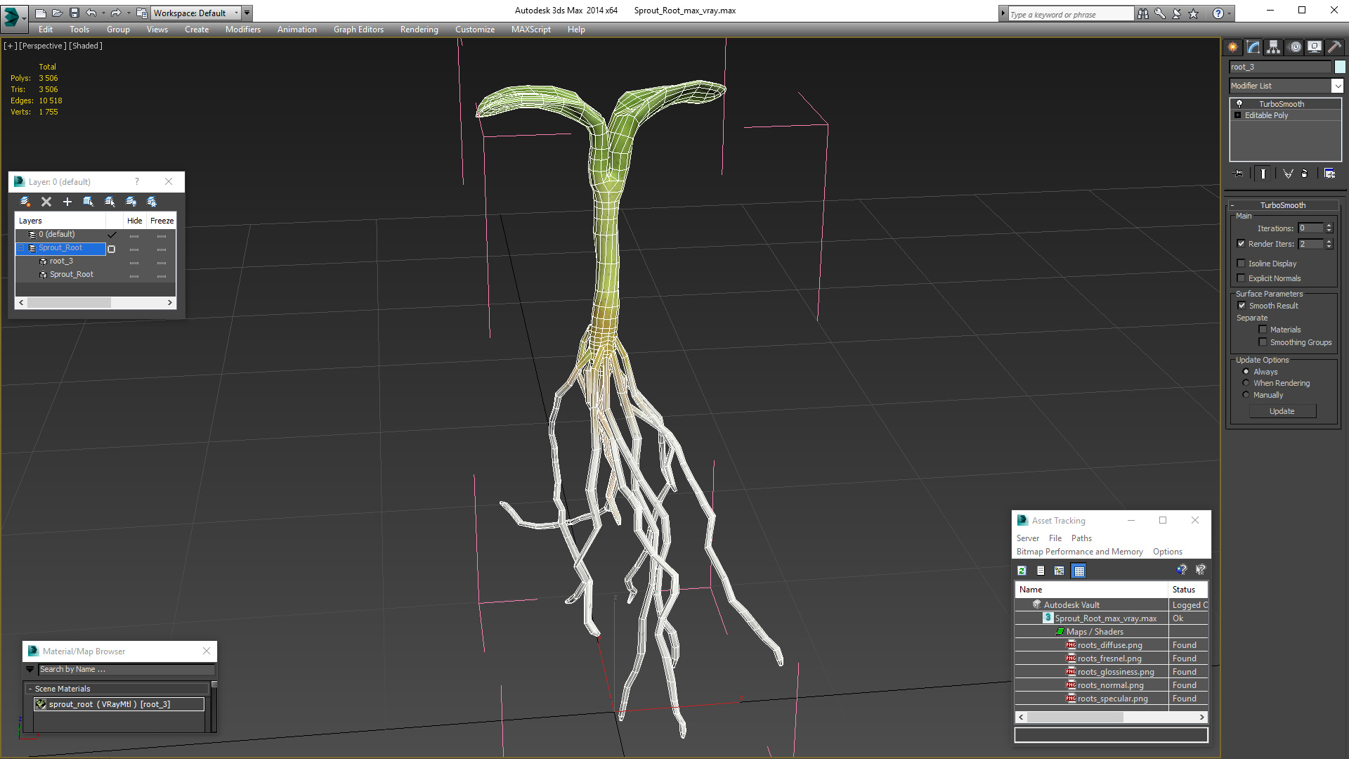 3D Sprout Root