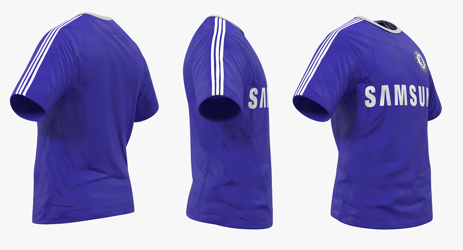 Soccer T Shirt Chelsea 2 3D model