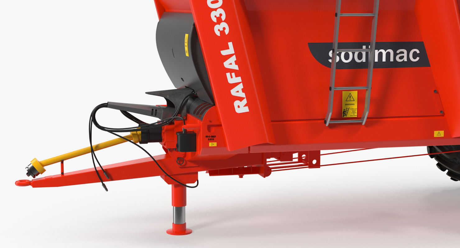 3D Manure Spreader Sodimac Rafal 3300 Rigged