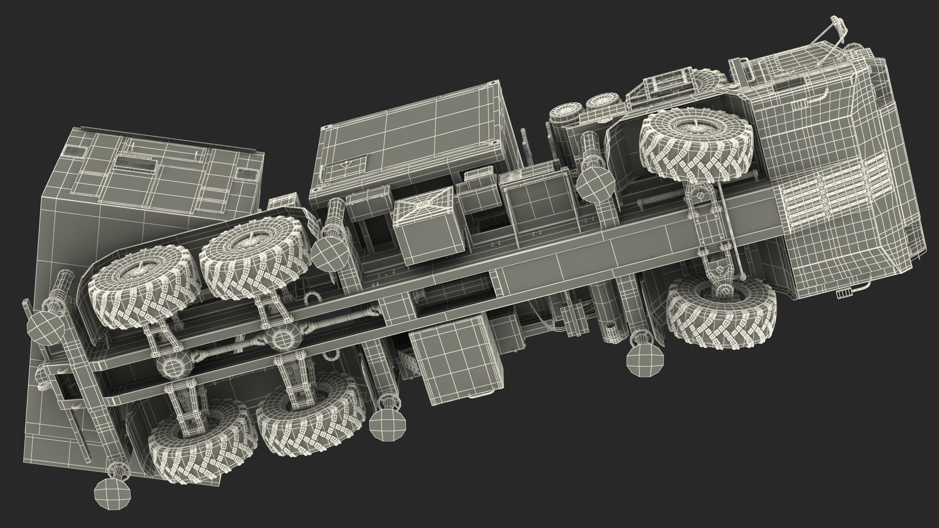 3D Mobile Tracking Radar Vityaz 50R6 model