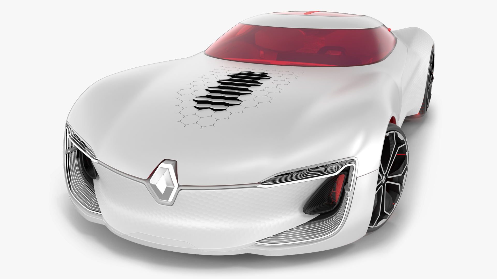 3D 2016 Renault Trezor Concept Rigged for Cinema 4D model