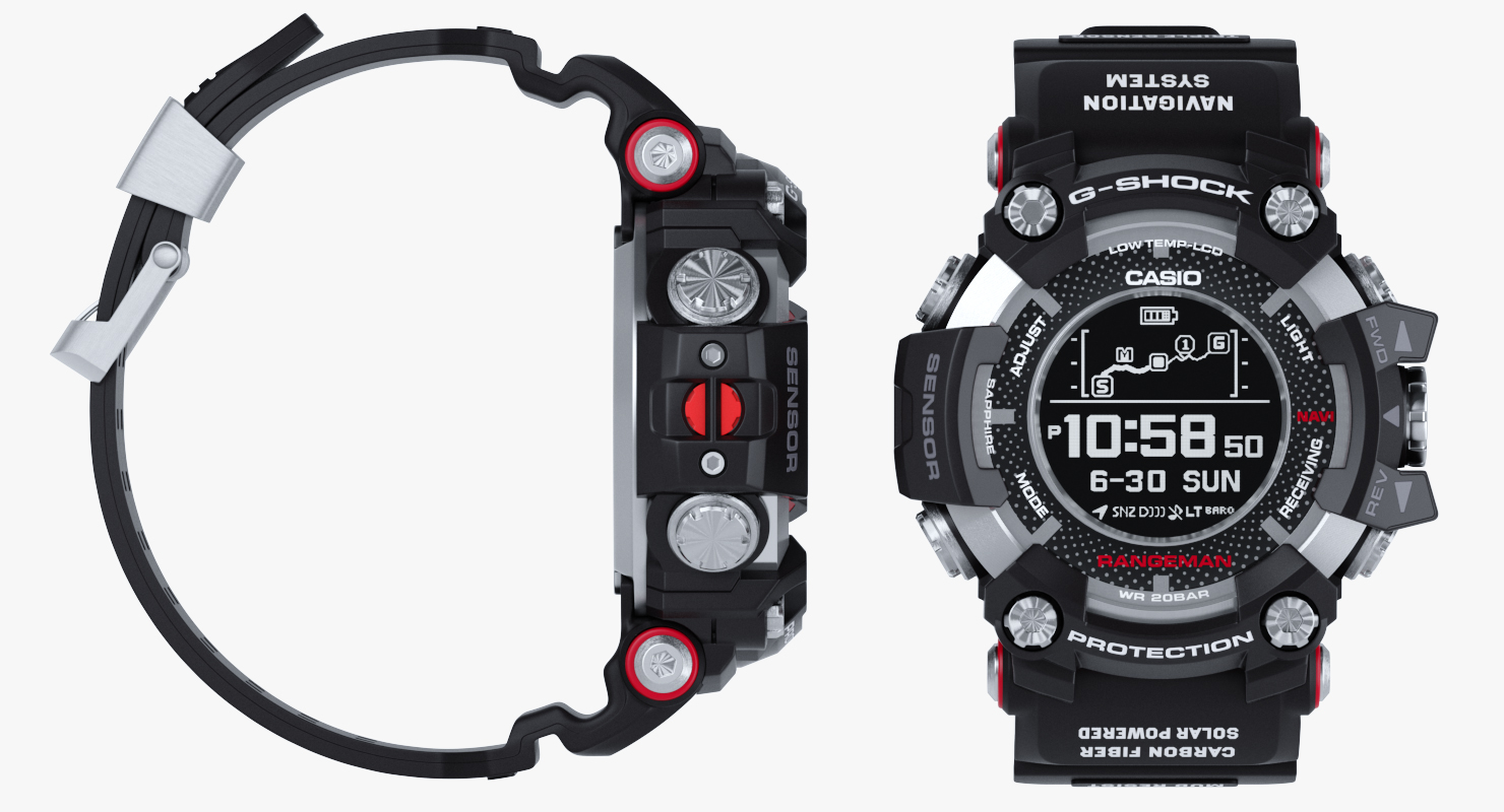 Casio RANGEMAN GPR B1000 3D model