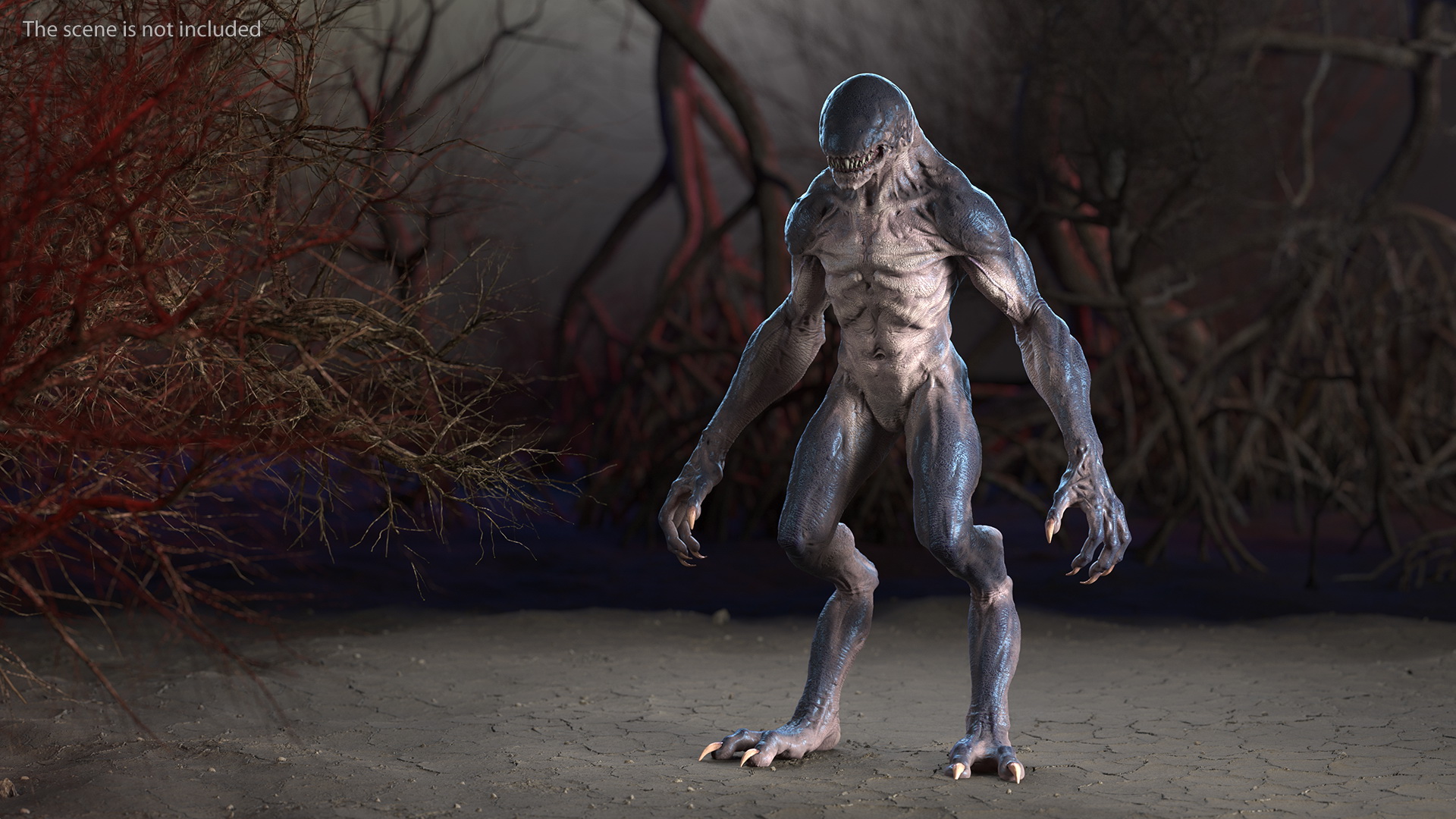 3D Monster Creature Rigged model