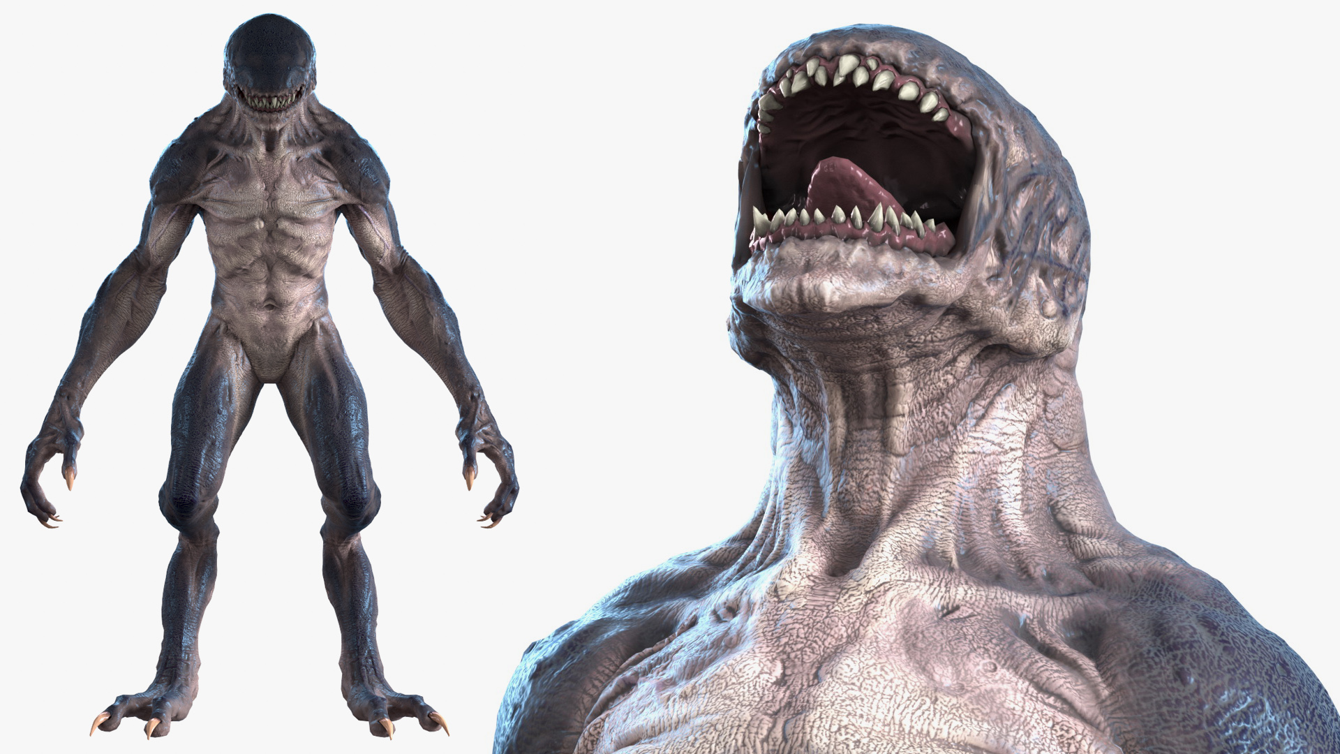 3D Monster Creature Rigged model