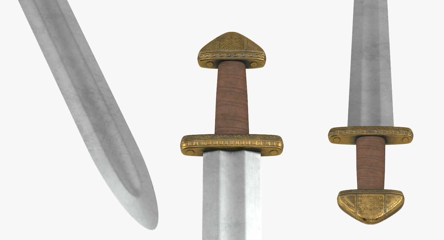 3D Viking Sword Set