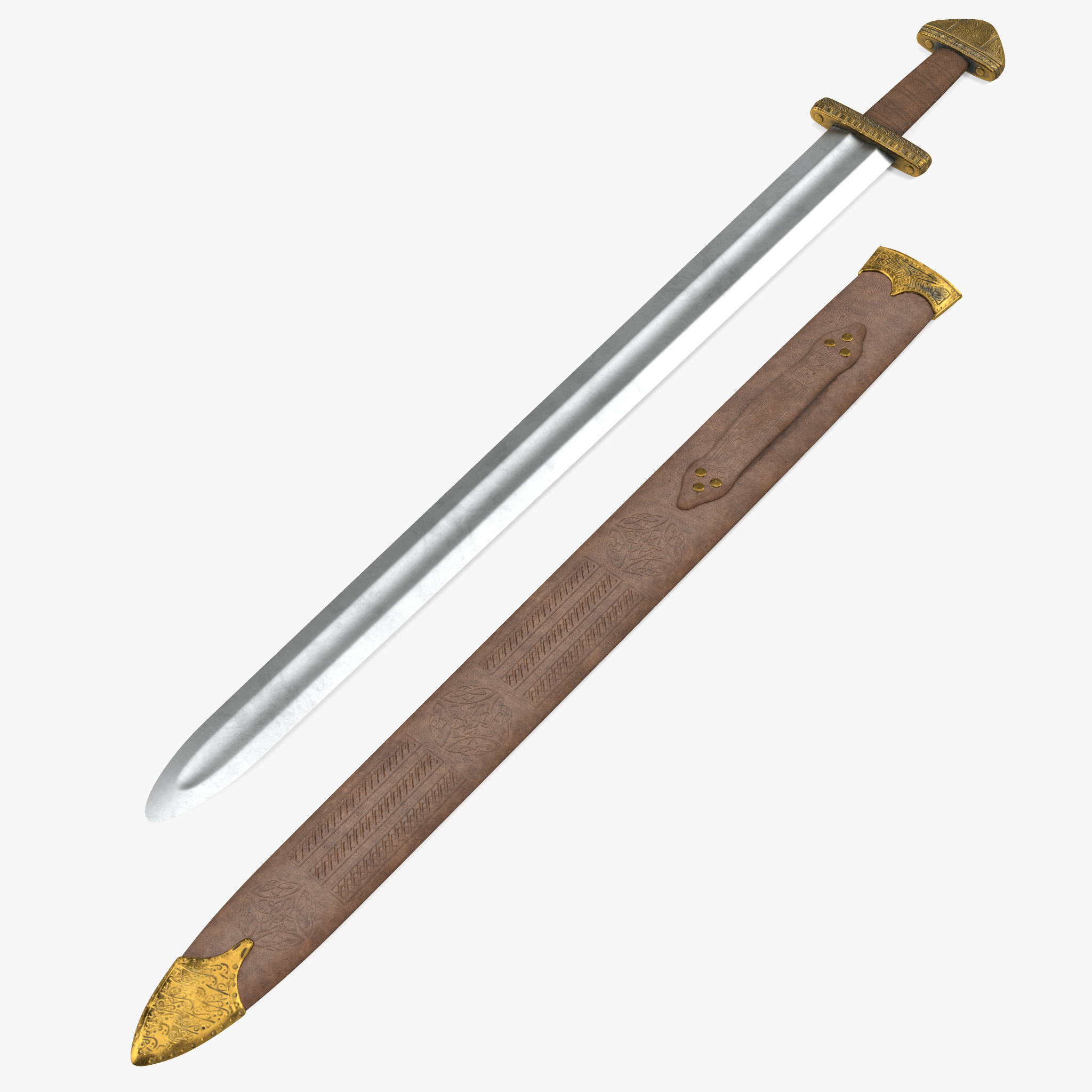 3D Viking Sword Set