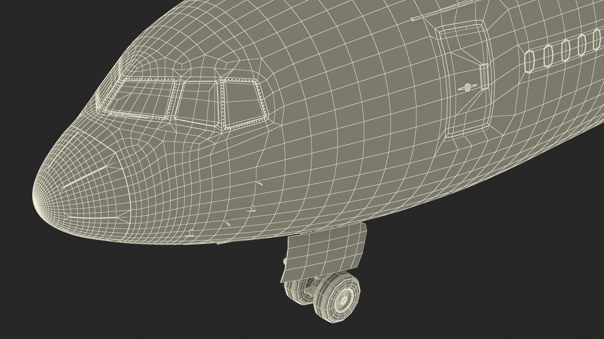 Boeing 777-200ER Passenger Aircraft Rigged 3D