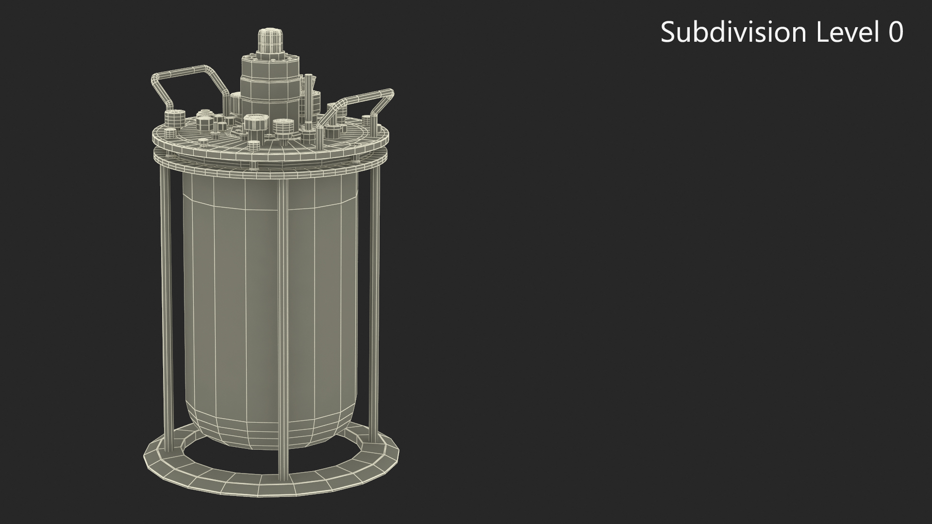 3D model Big Glass Bioreactor