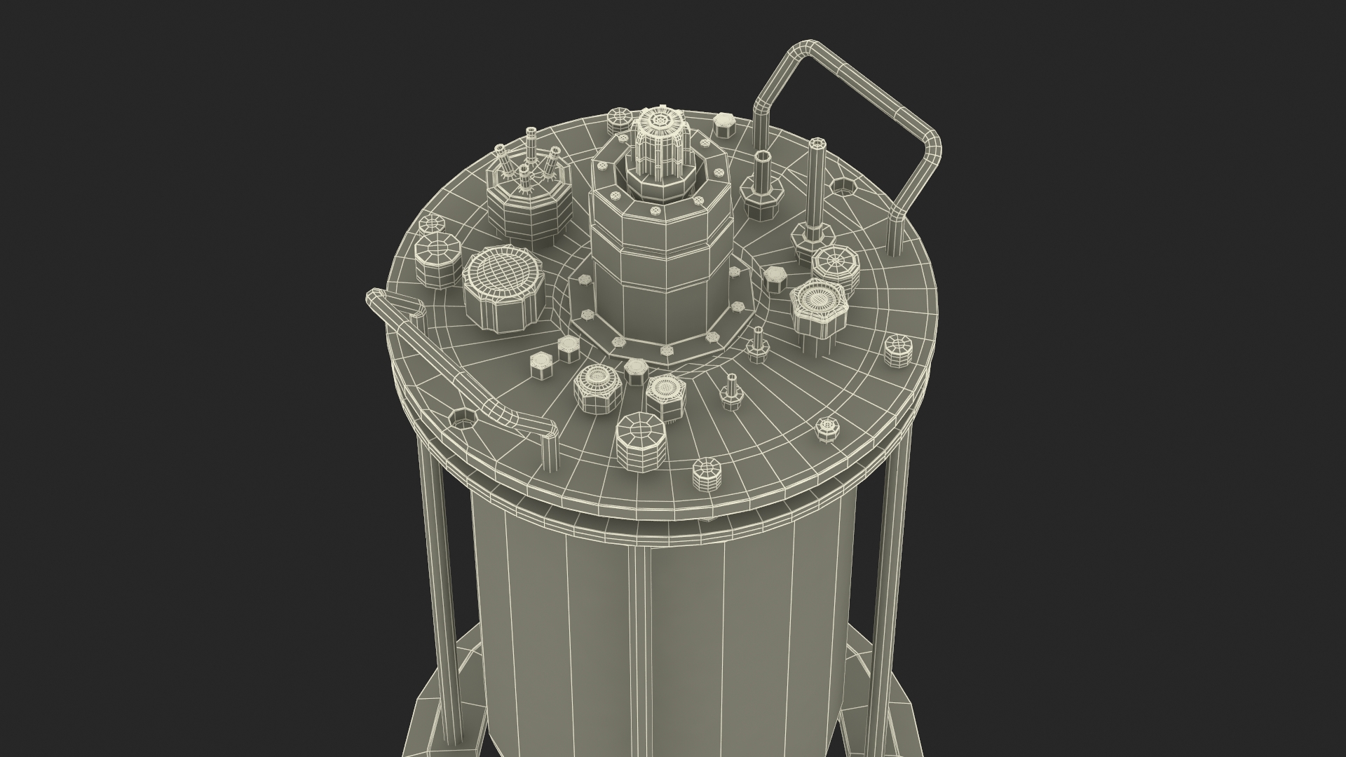 3D model Big Glass Bioreactor