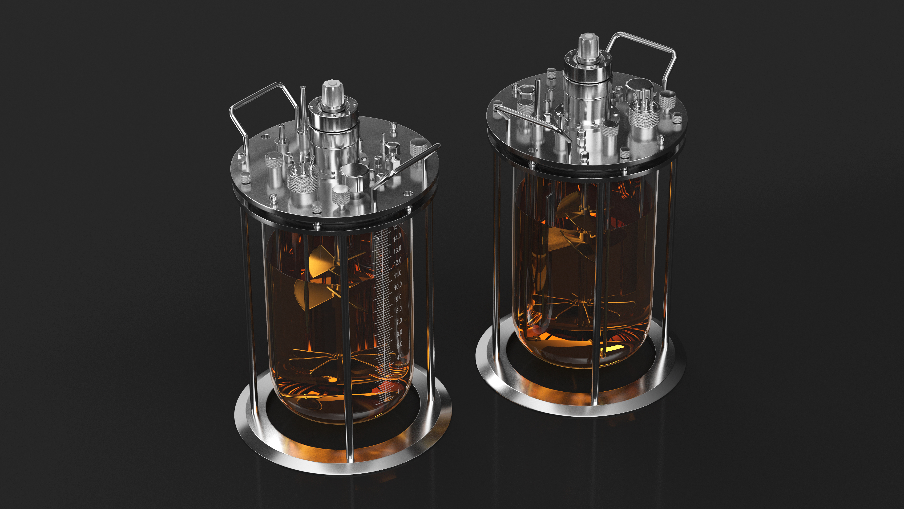 3D model Big Glass Bioreactor