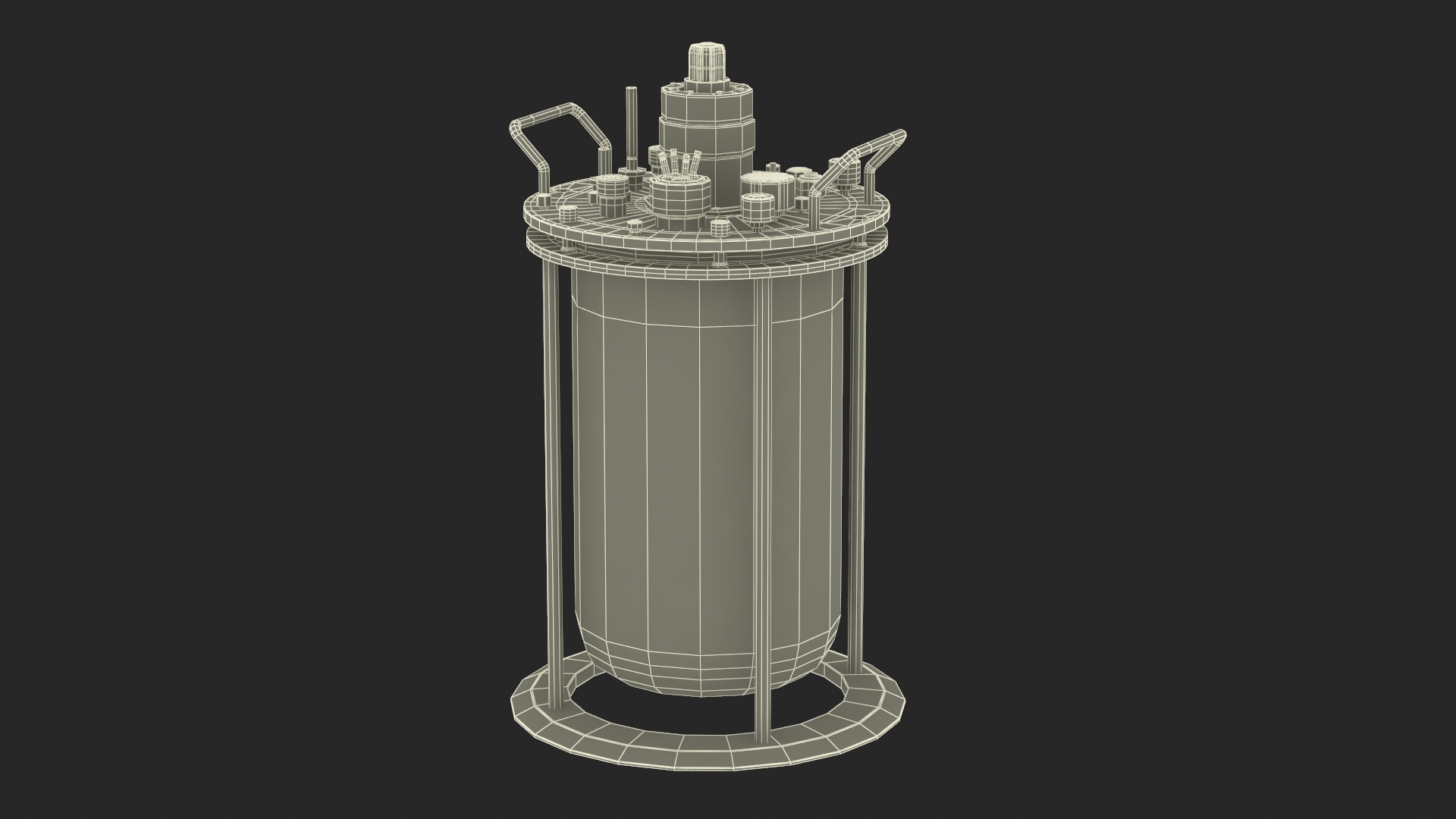 3D model Big Glass Bioreactor