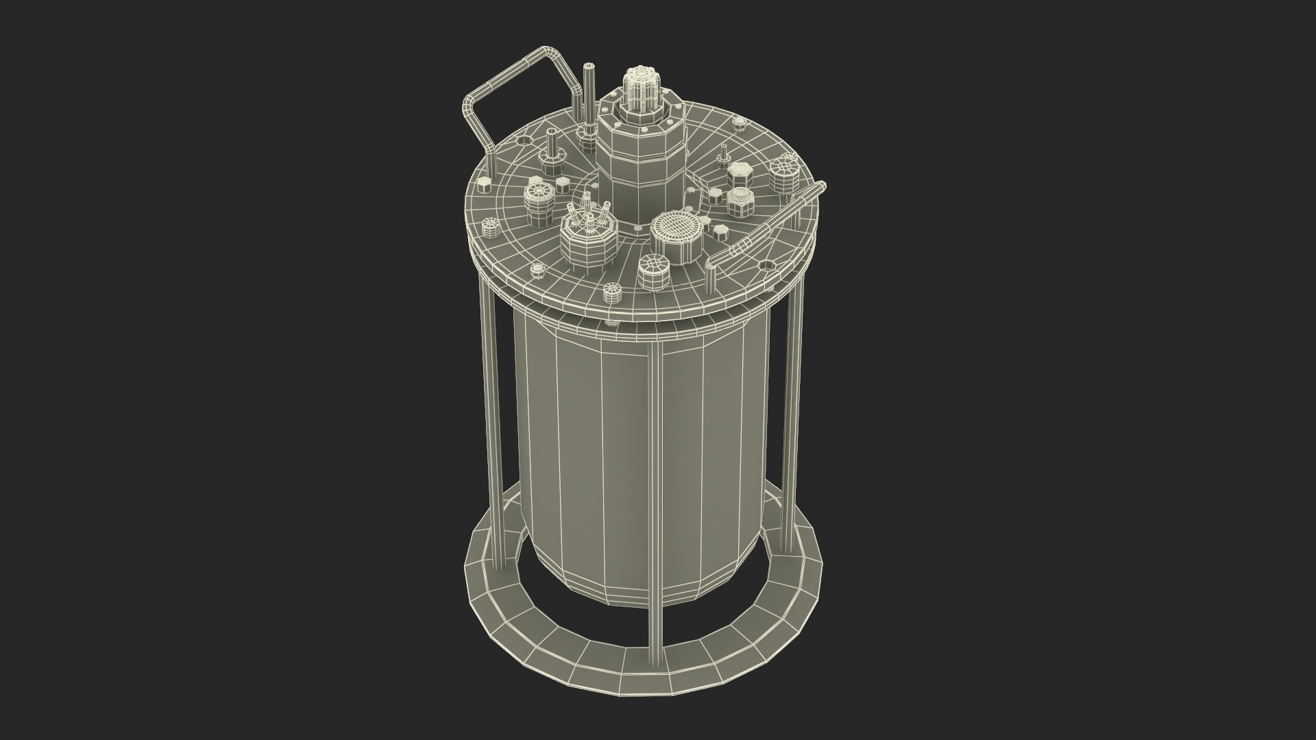 3D model Big Glass Bioreactor