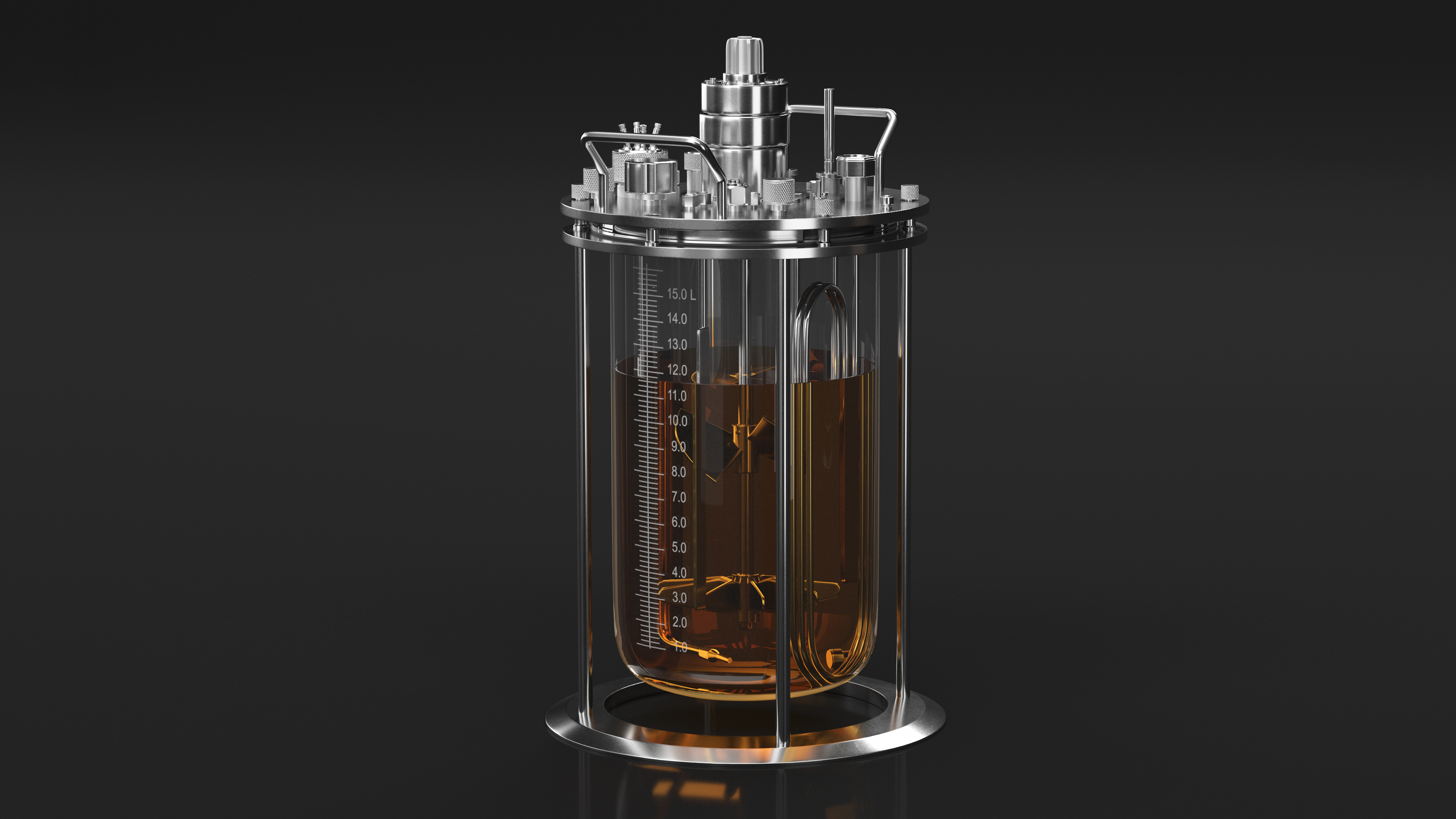 3D model Big Glass Bioreactor