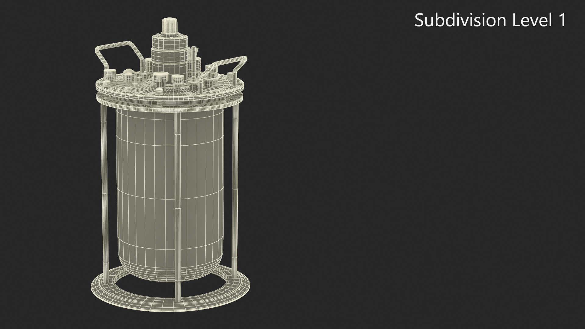 3D model Big Glass Bioreactor