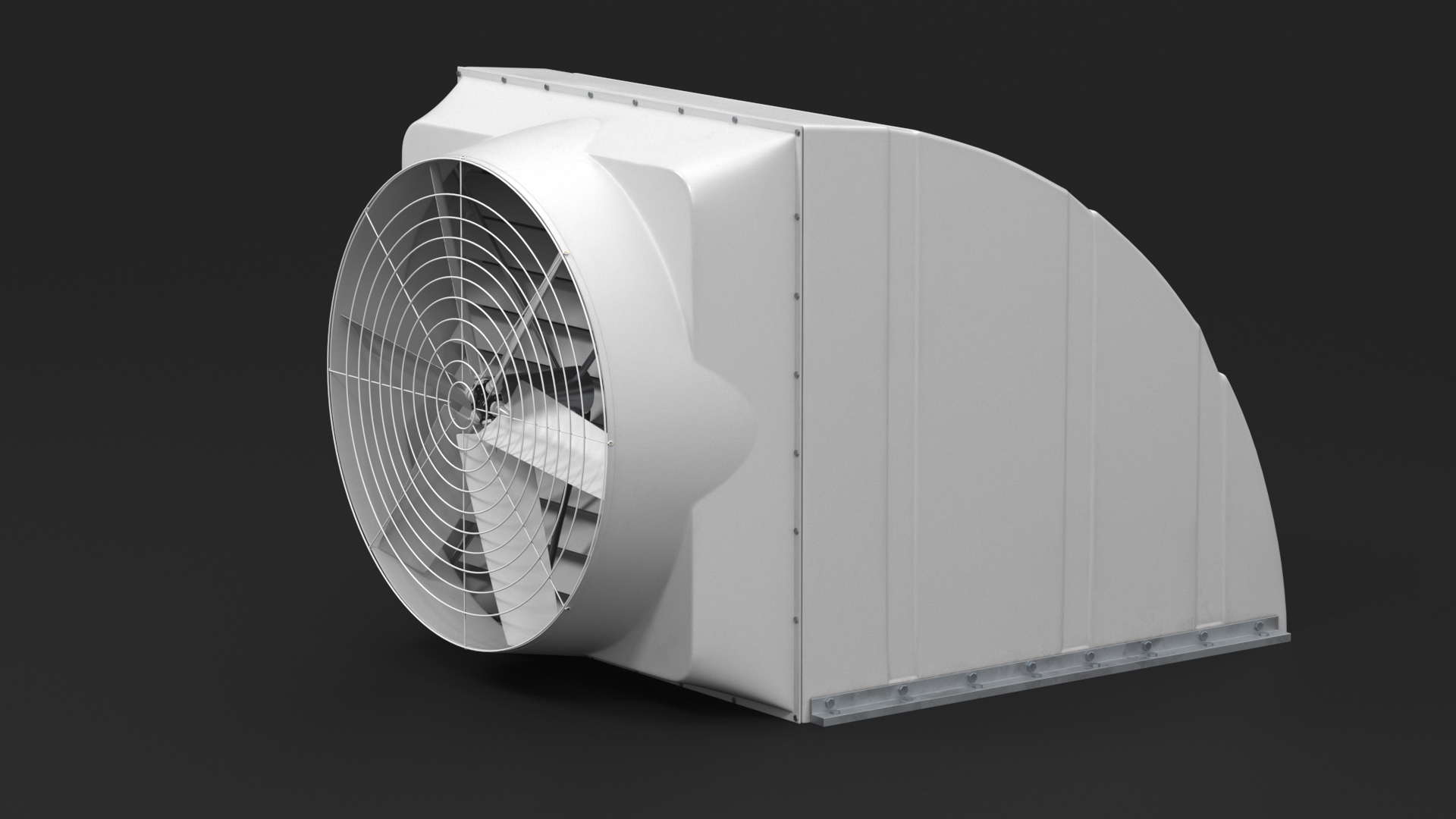 3D Roof Exhaust Ventilation Fan model