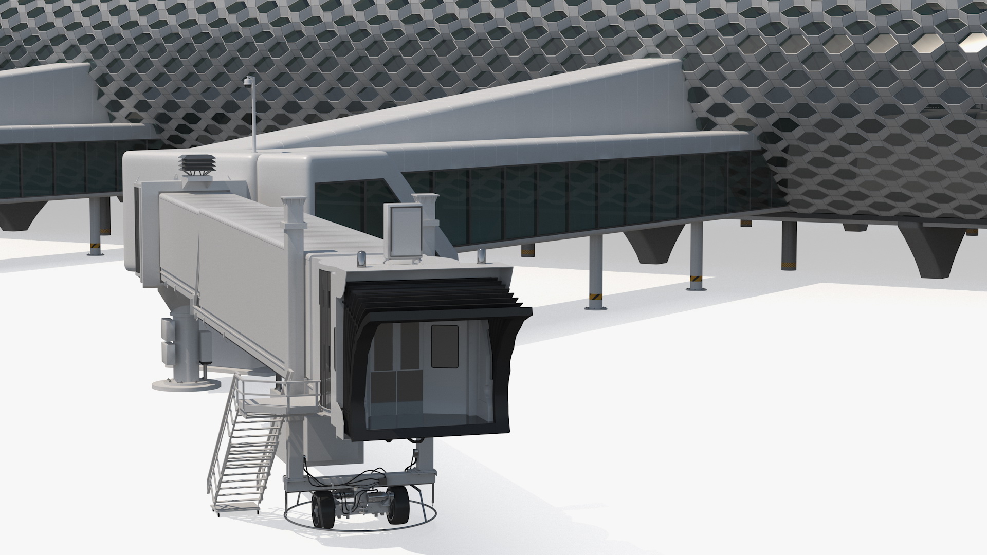 3D model Terminal International Airport