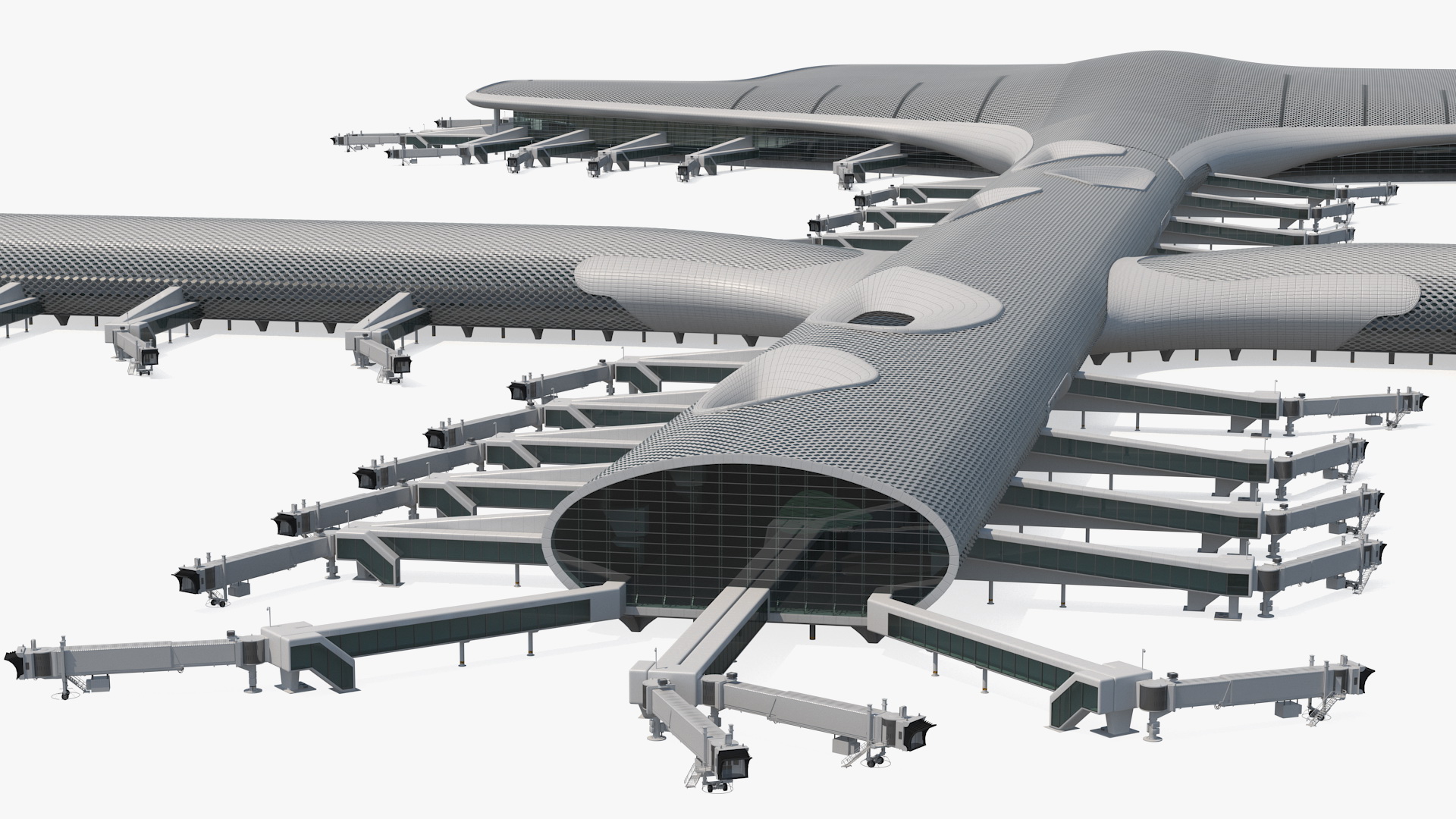 3D model Terminal International Airport