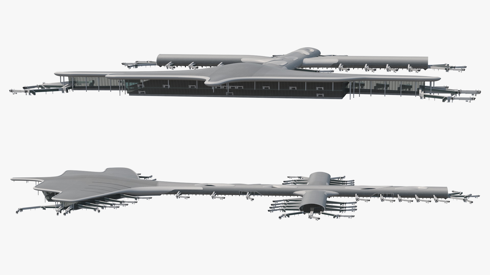 3D model Terminal International Airport