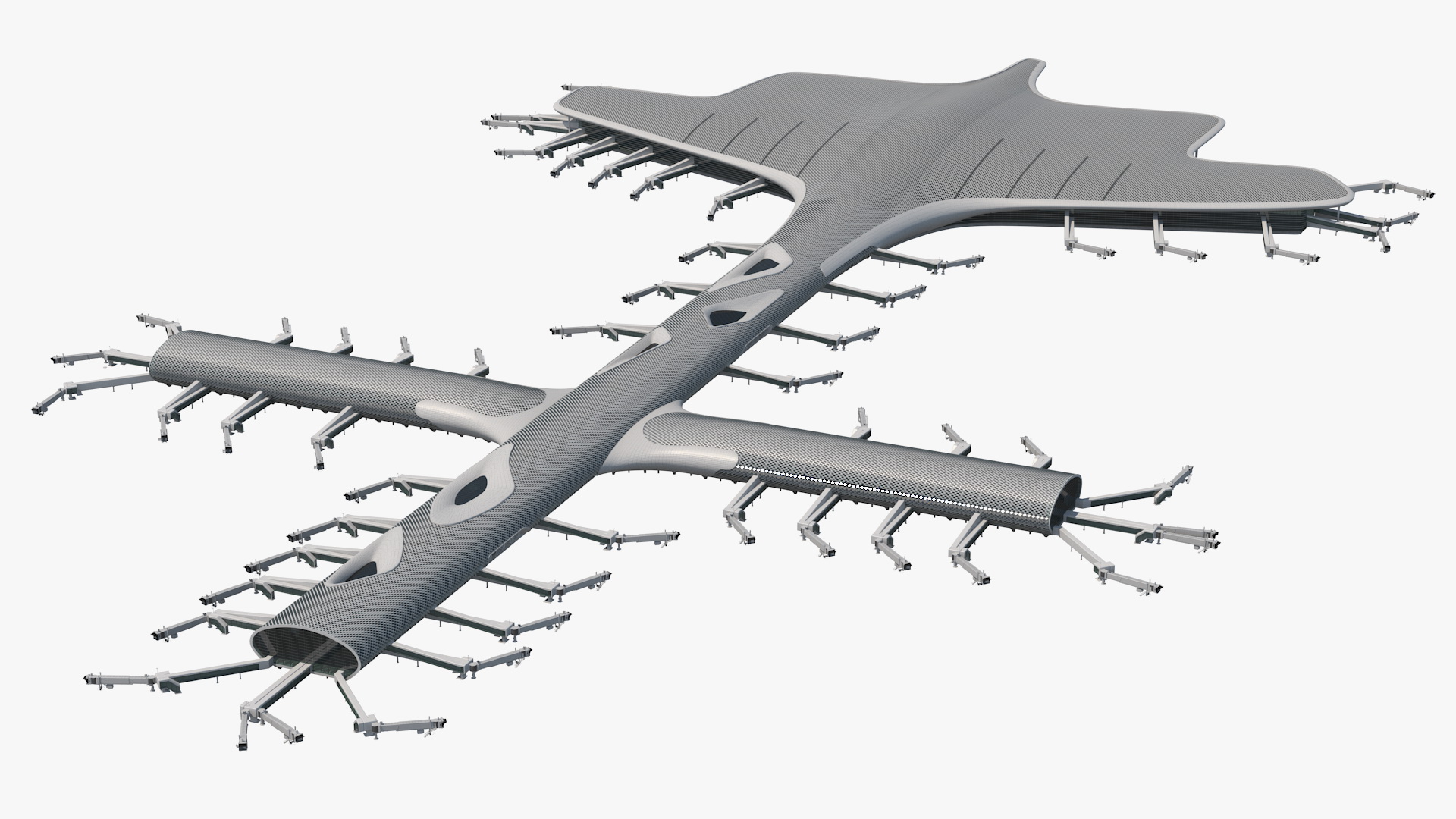 3D model Terminal International Airport