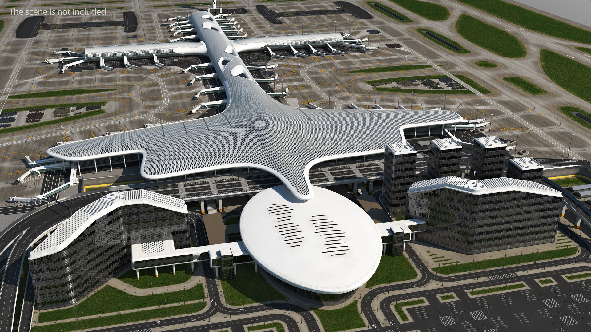 3D model Terminal International Airport