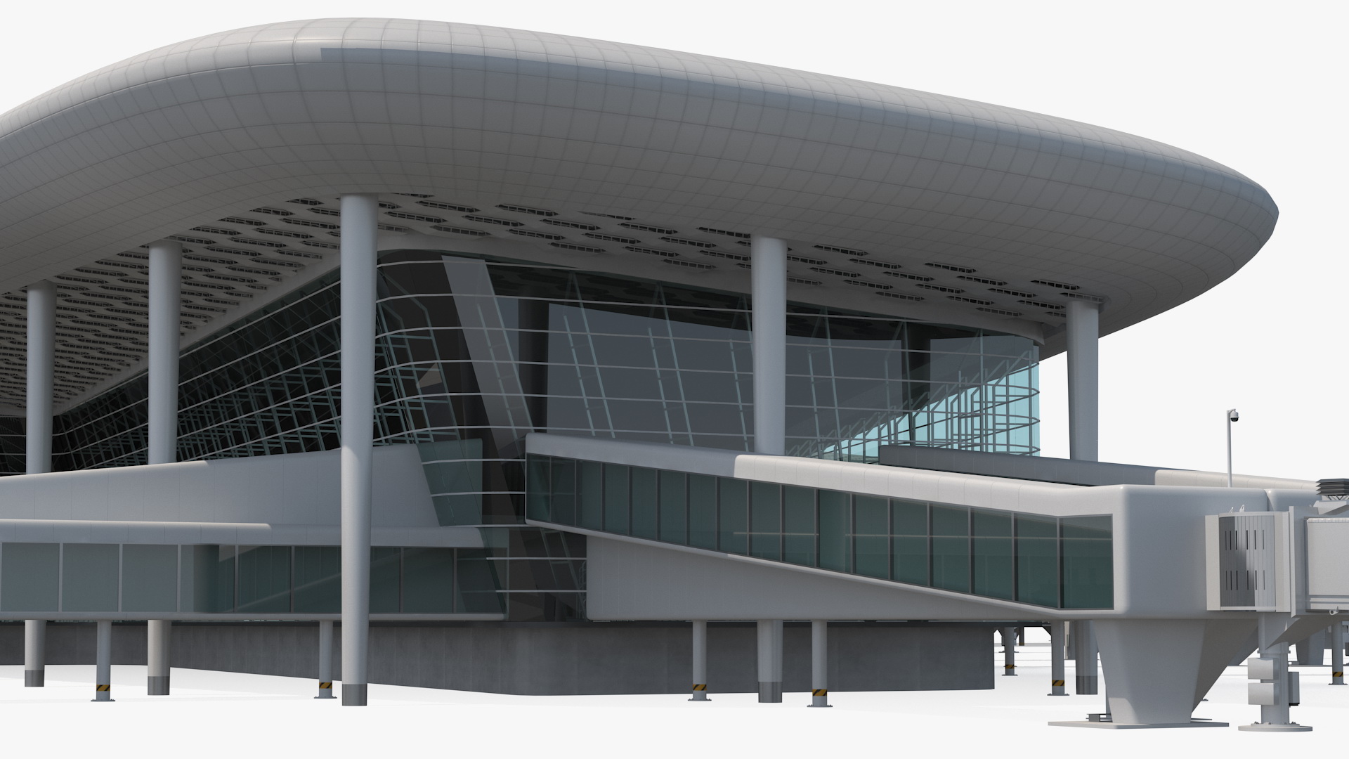 3D model Terminal International Airport