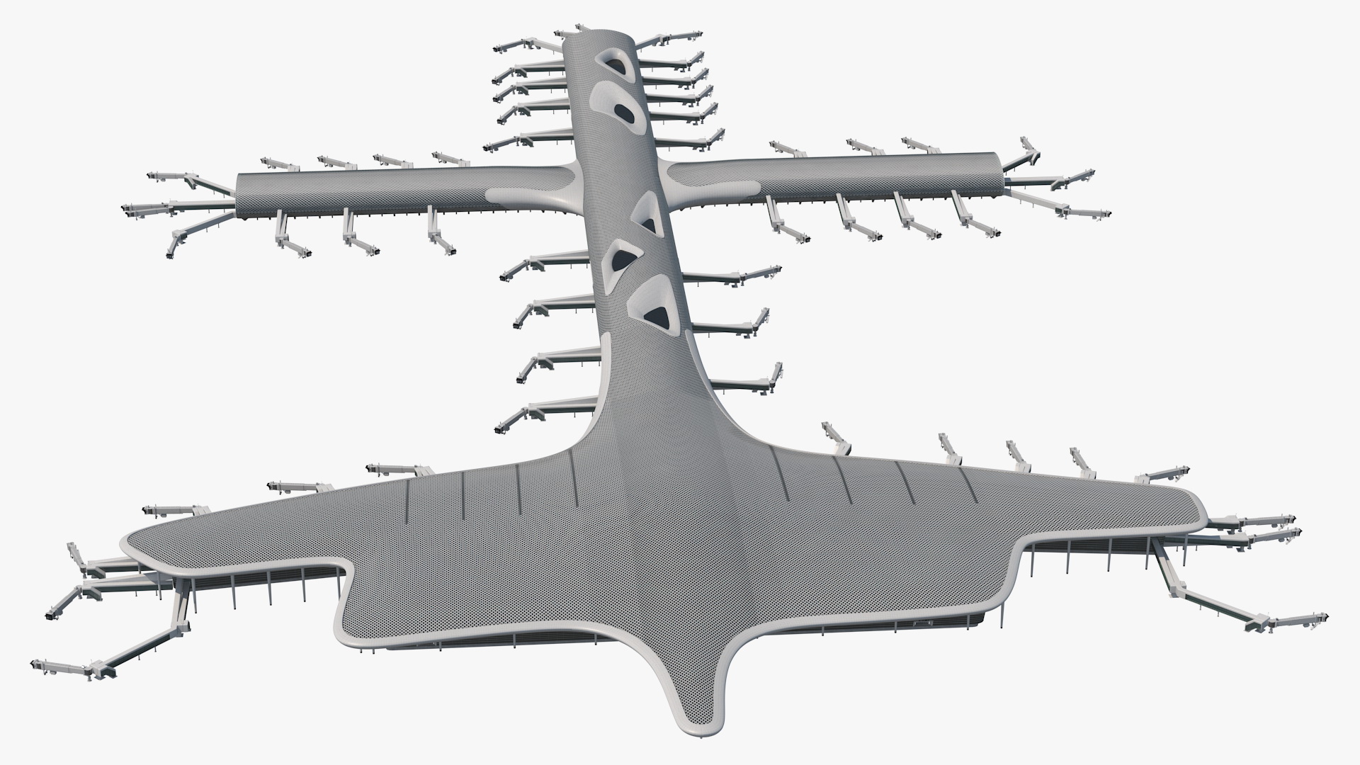 3D model Terminal International Airport