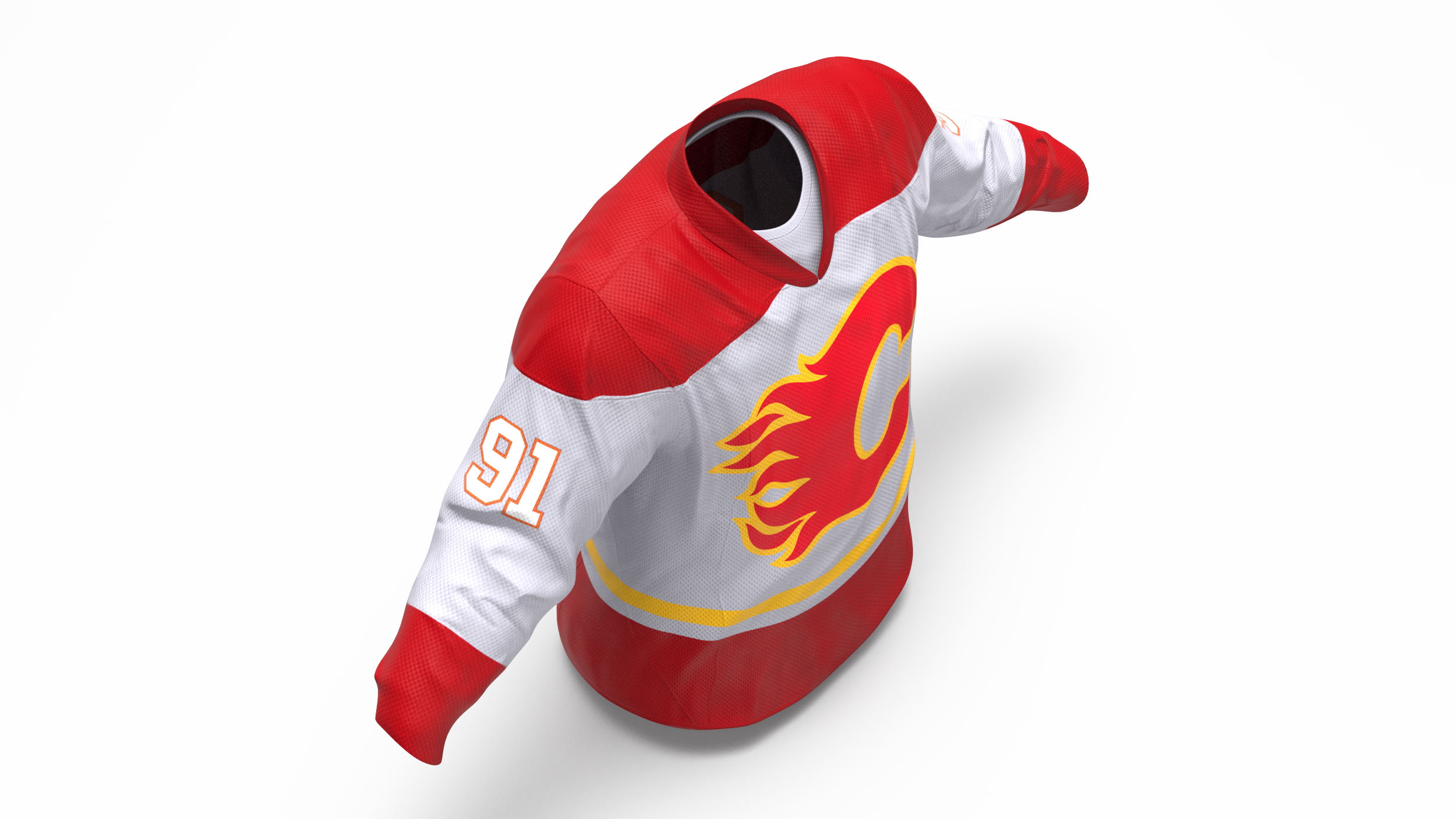 3D Hockey Jersey Calgary Flames model